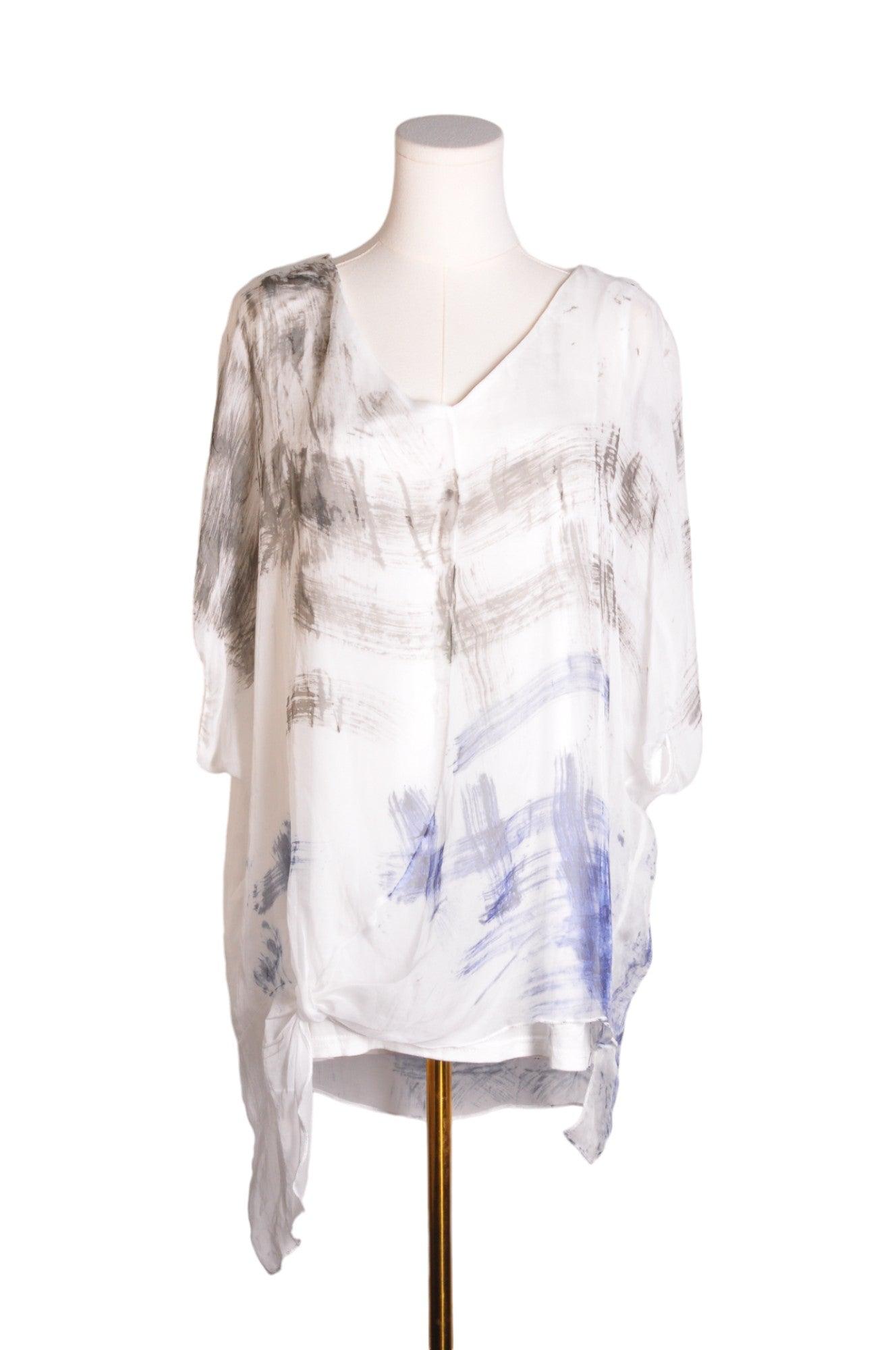 Stylish JOA Women's White Regular-Fit Blouse - Size L