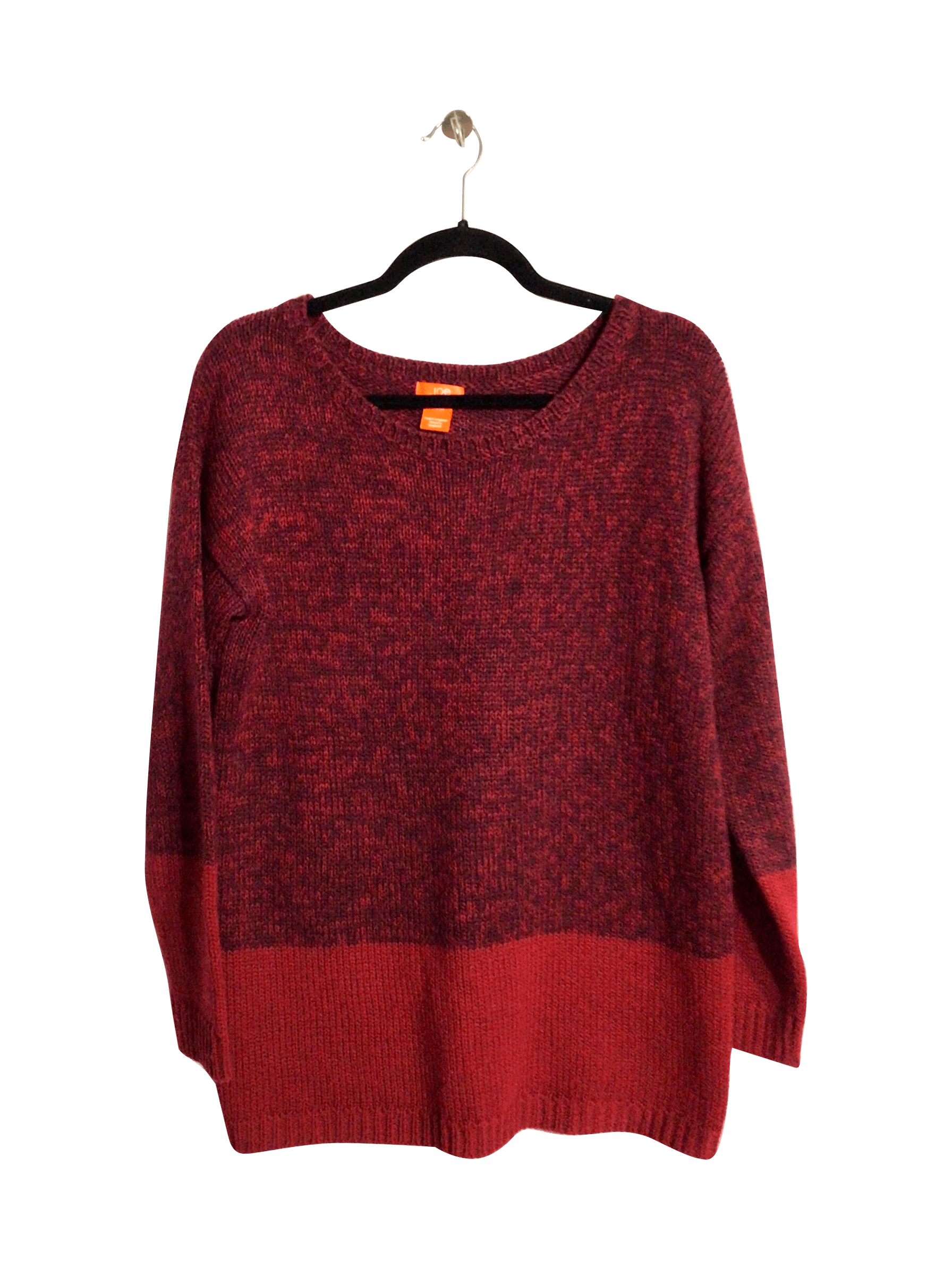 JOE FRESH Stylish Regular Fit Long-Sleeved Red T-shirt - Size M