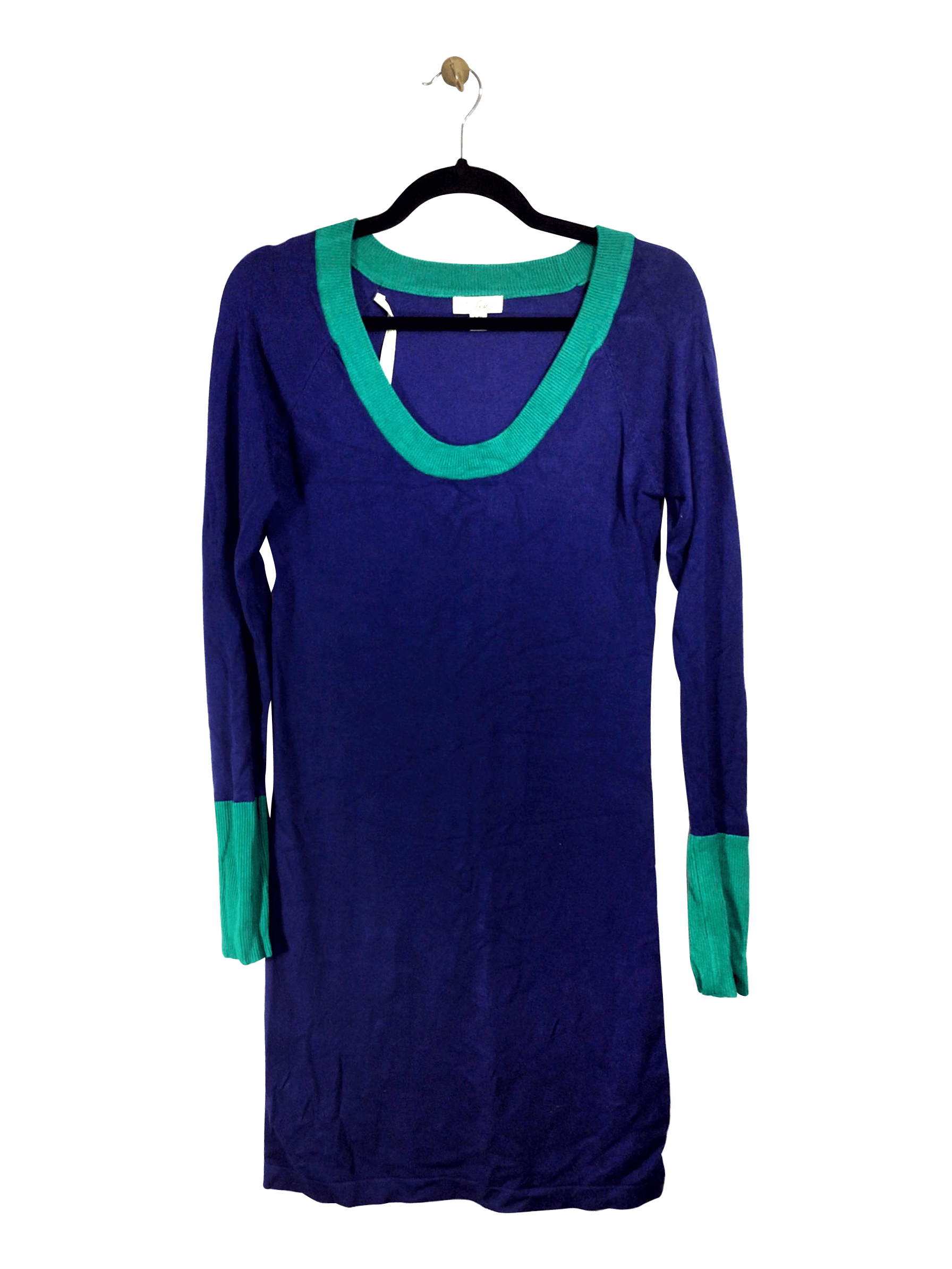 Stylish GUESS Blue Regular Fit Midi Dress - Size L