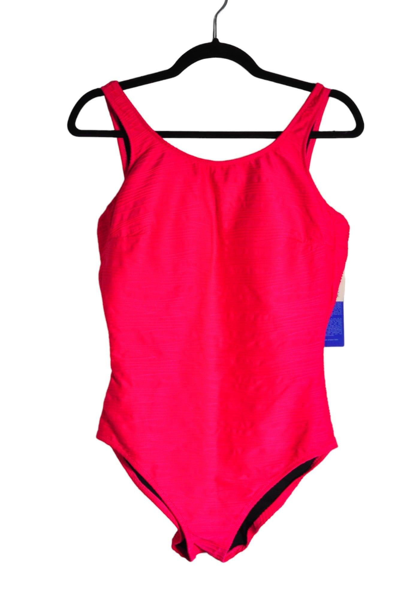 GOTTEX Stylish Women's Pink One Piece Swimsuit - Regular Fit, Size 12