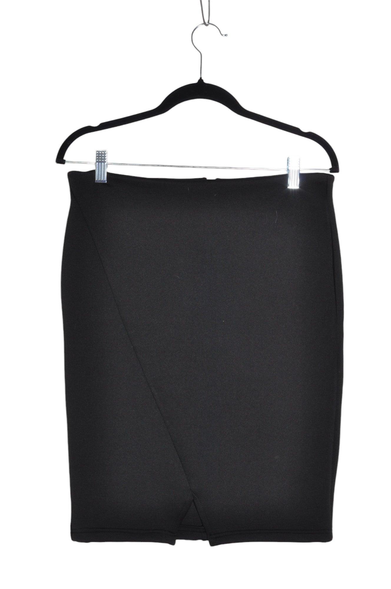 ASOS Women's Stylish Casual Black Regular Fit Skirt - Size 10
