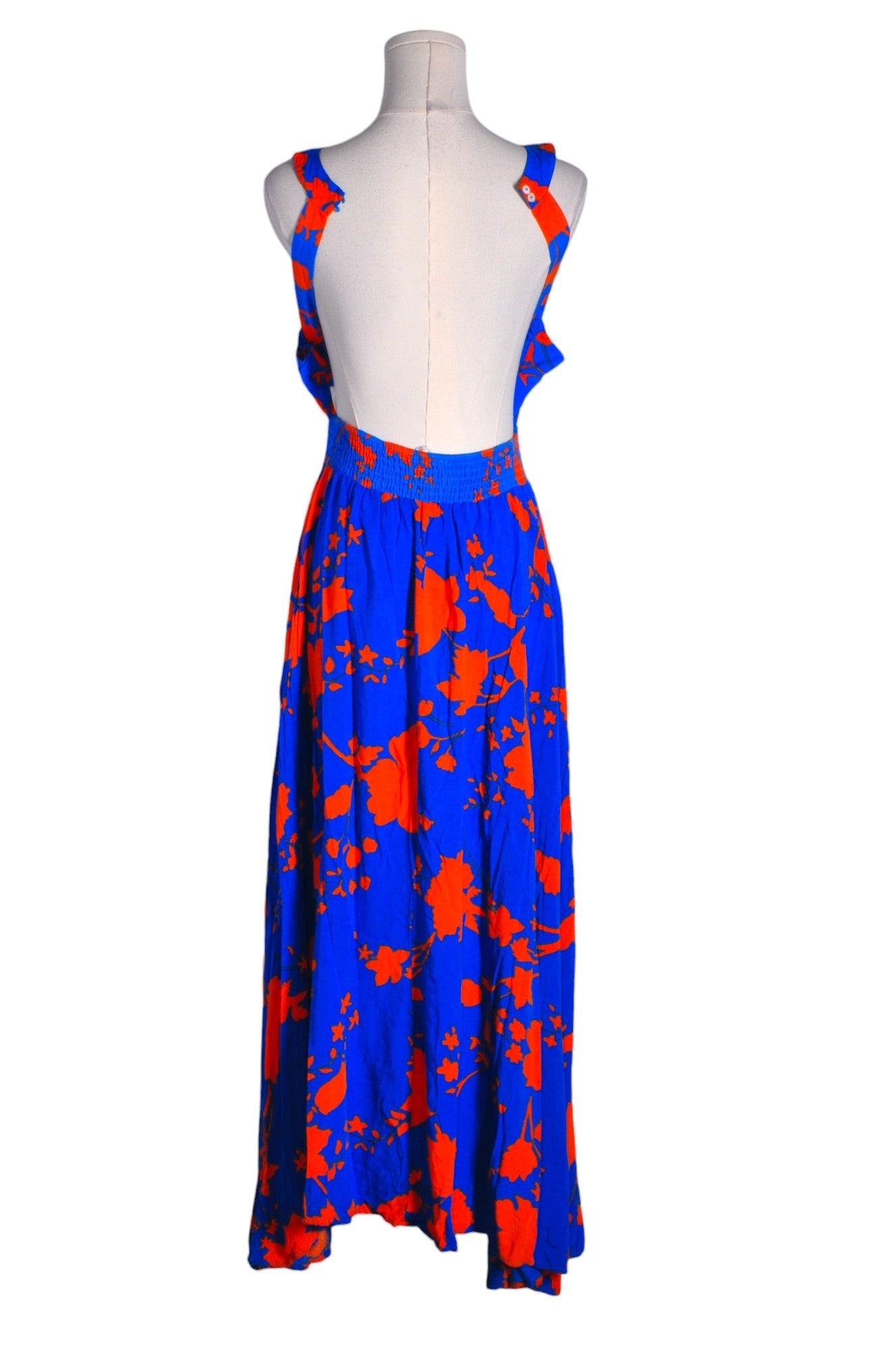 ABLE THE LABEL Stylish Women's Blue Maxi Dress in Regular Fit - Size M