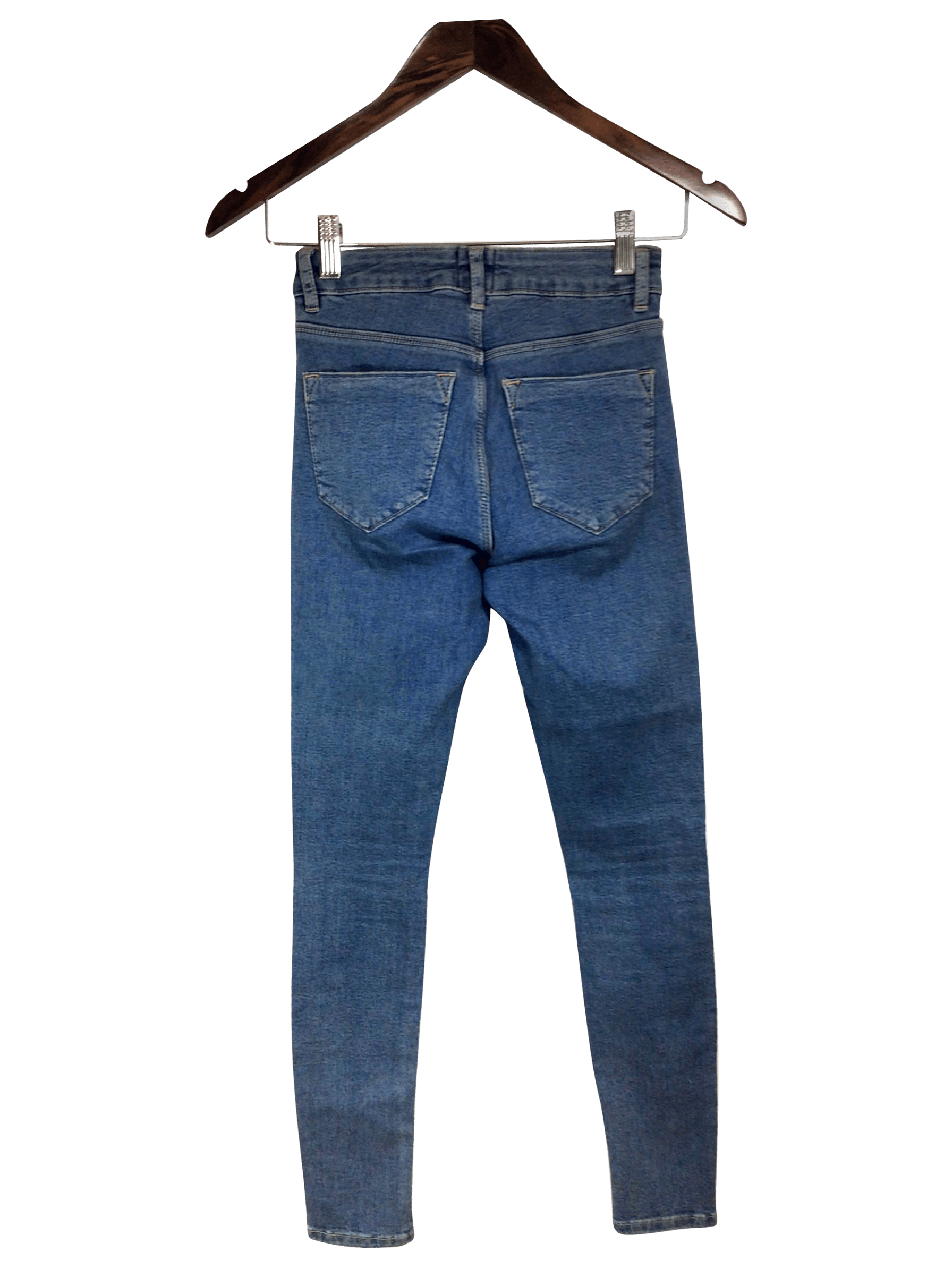 ASOS Blue Regular Fit Straight-legged Second Hand Jeans - Size 24x28