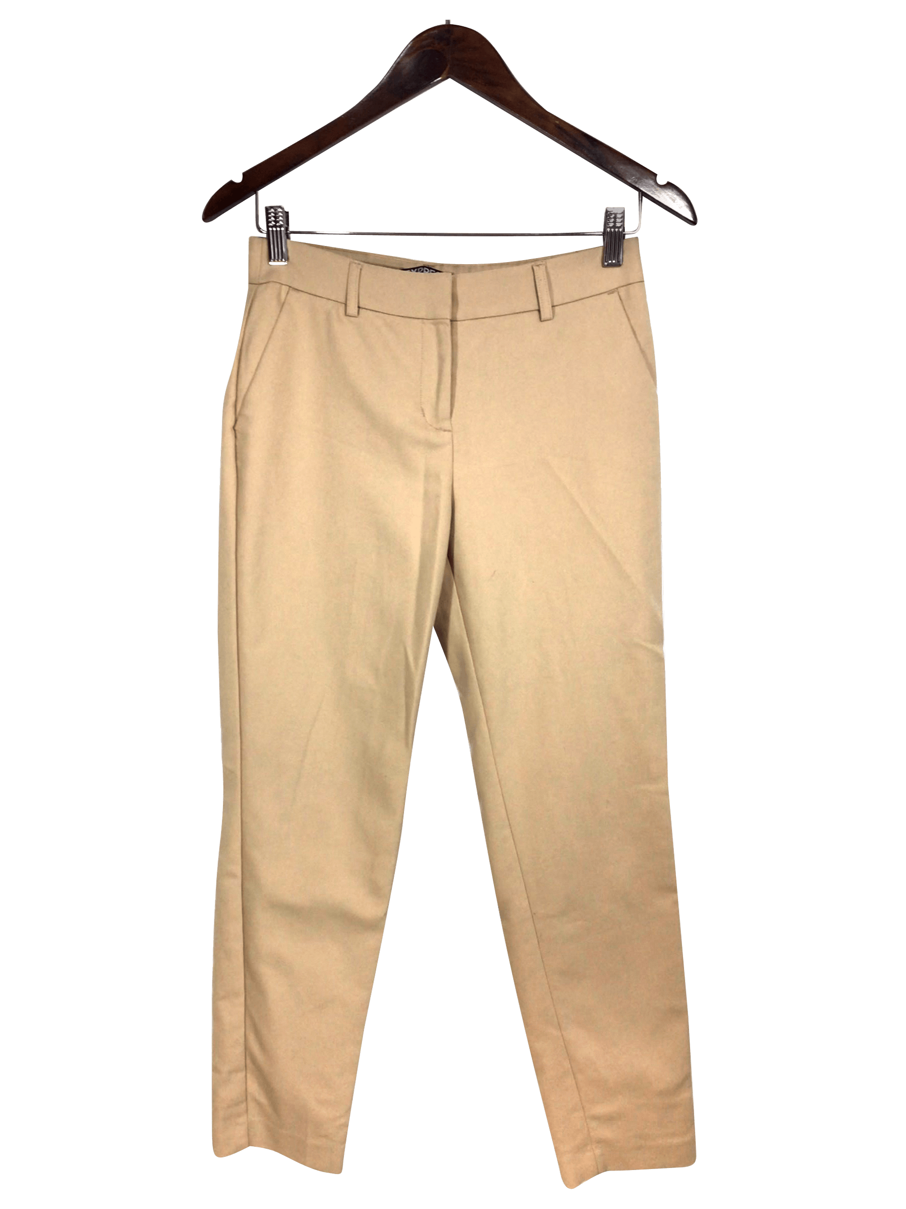 EXPRESS Second Hand Regular Fit Beige Ankle-Length Pant - Size 2