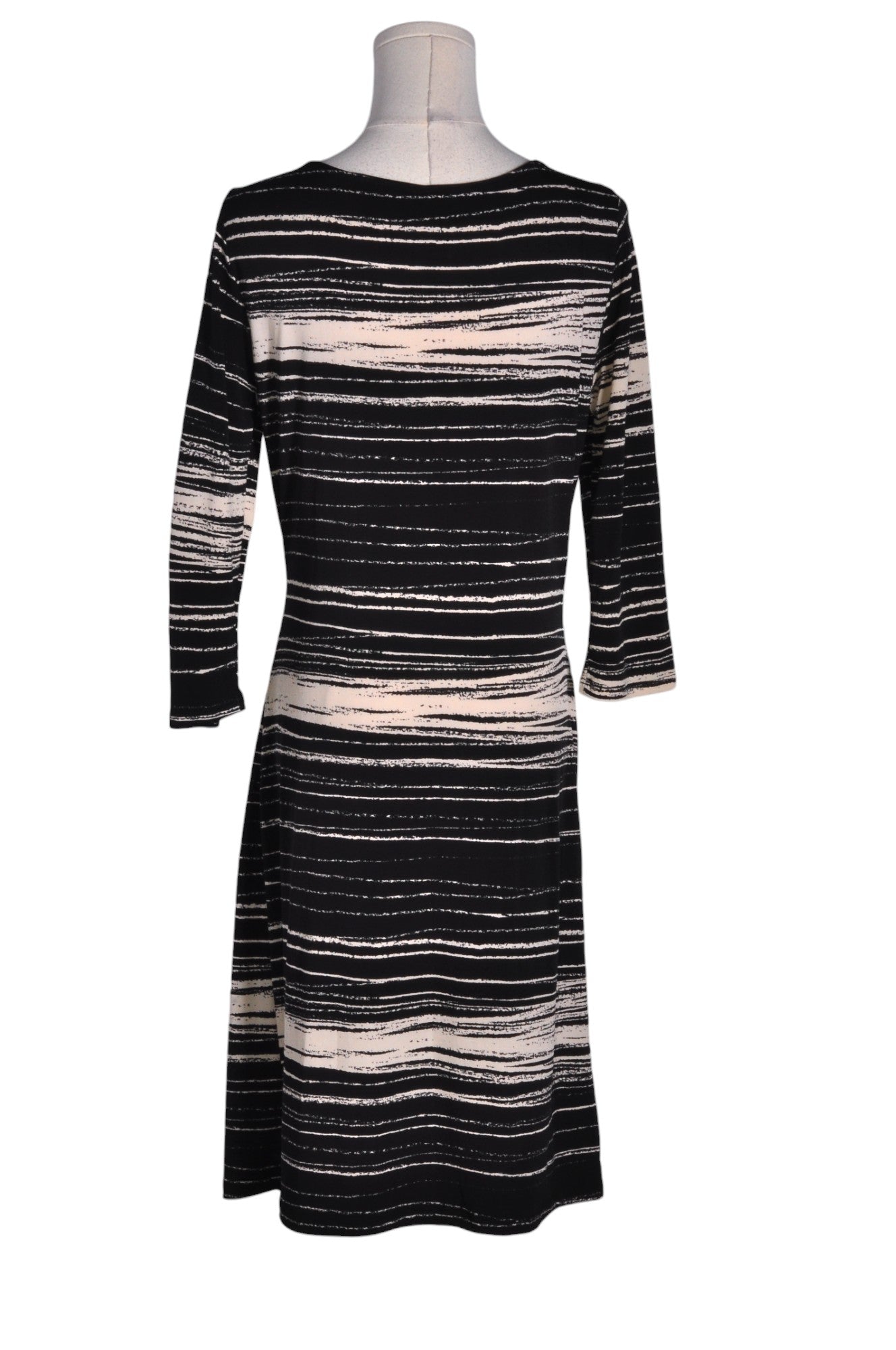 GILLI Stylish Women's Black Regular Fit Wrap Dress - Size M