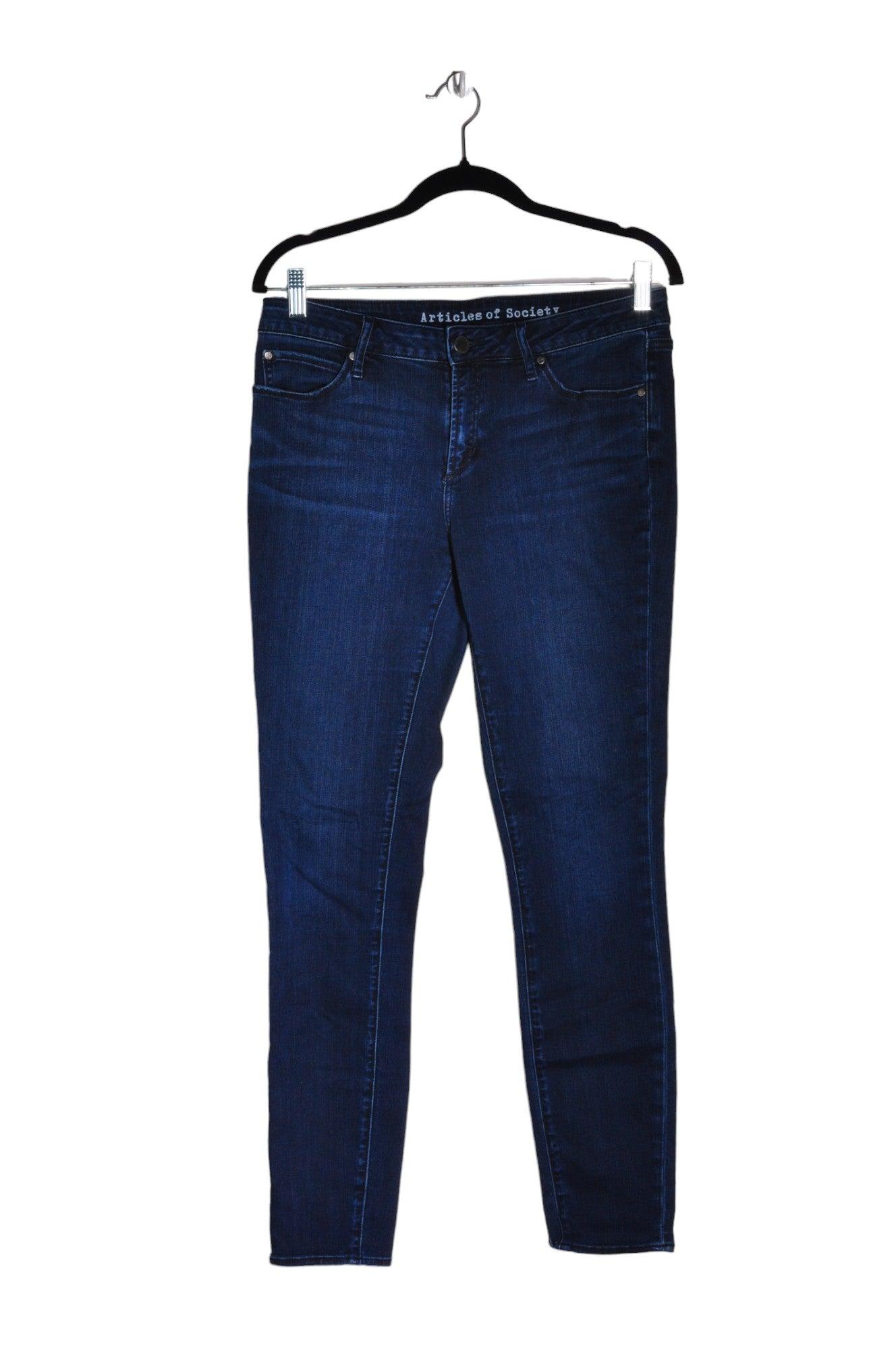 ARTICLES OF SOCIETY Stylish Women's Blue Regular-Fit Straight-Legged Jeans - Size 29