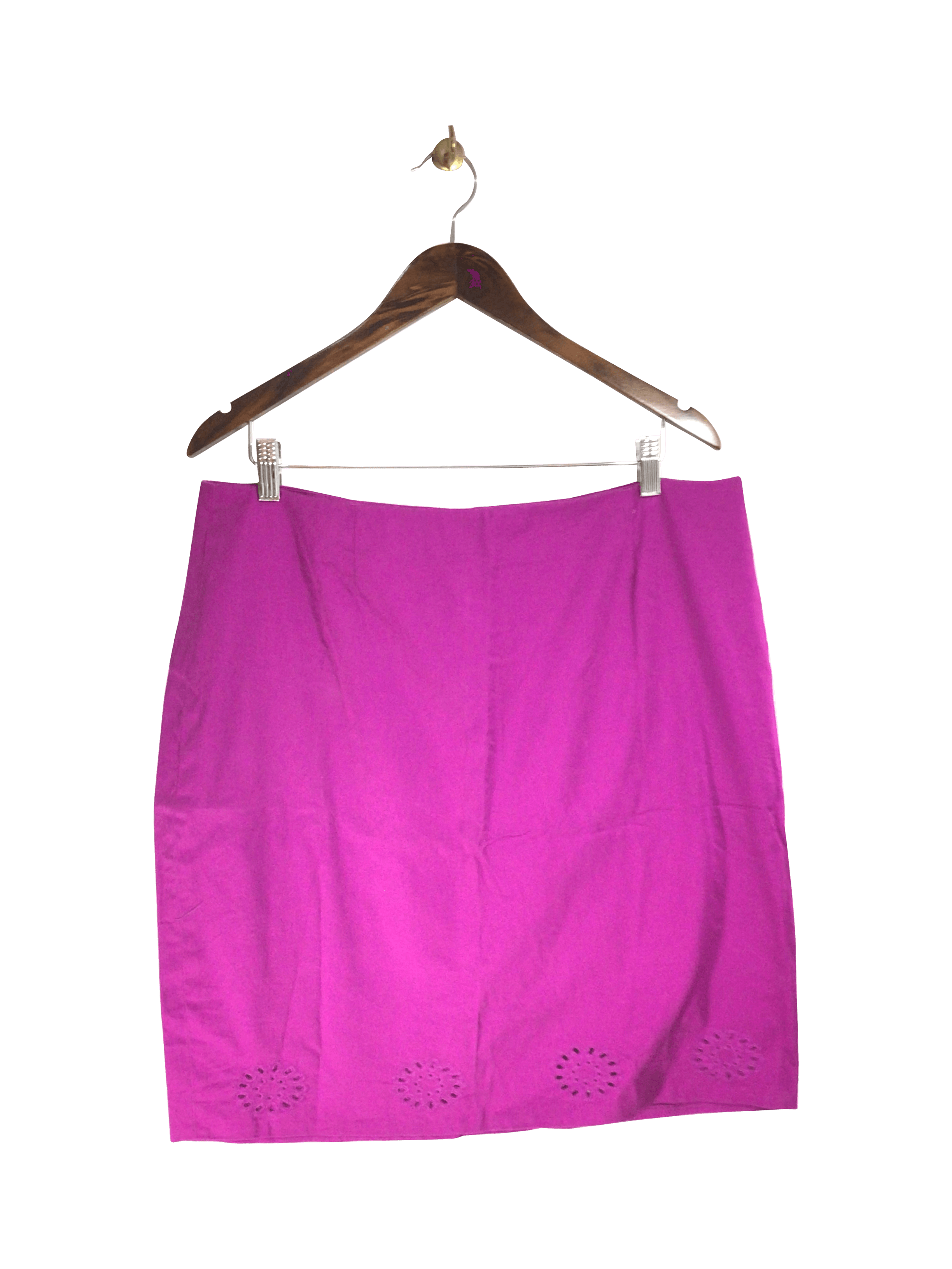 JONES & CO. Stylish Women's Purple Regular Fit Casual Skirt - Size 16