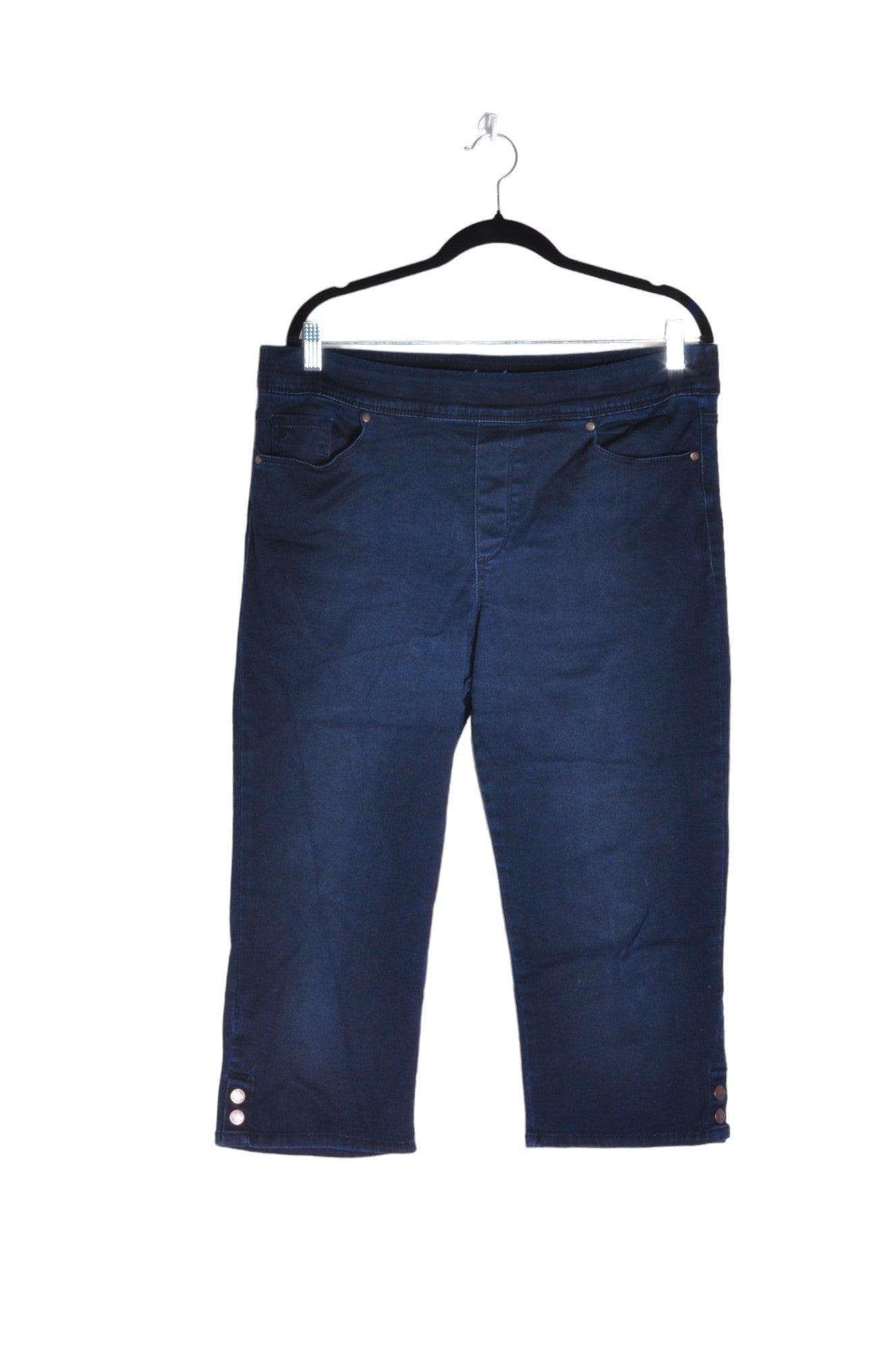 Gorgeous GLORIA VANDERBILT Women's Blue Regular Fit Straight-Legged Jeans Size 14