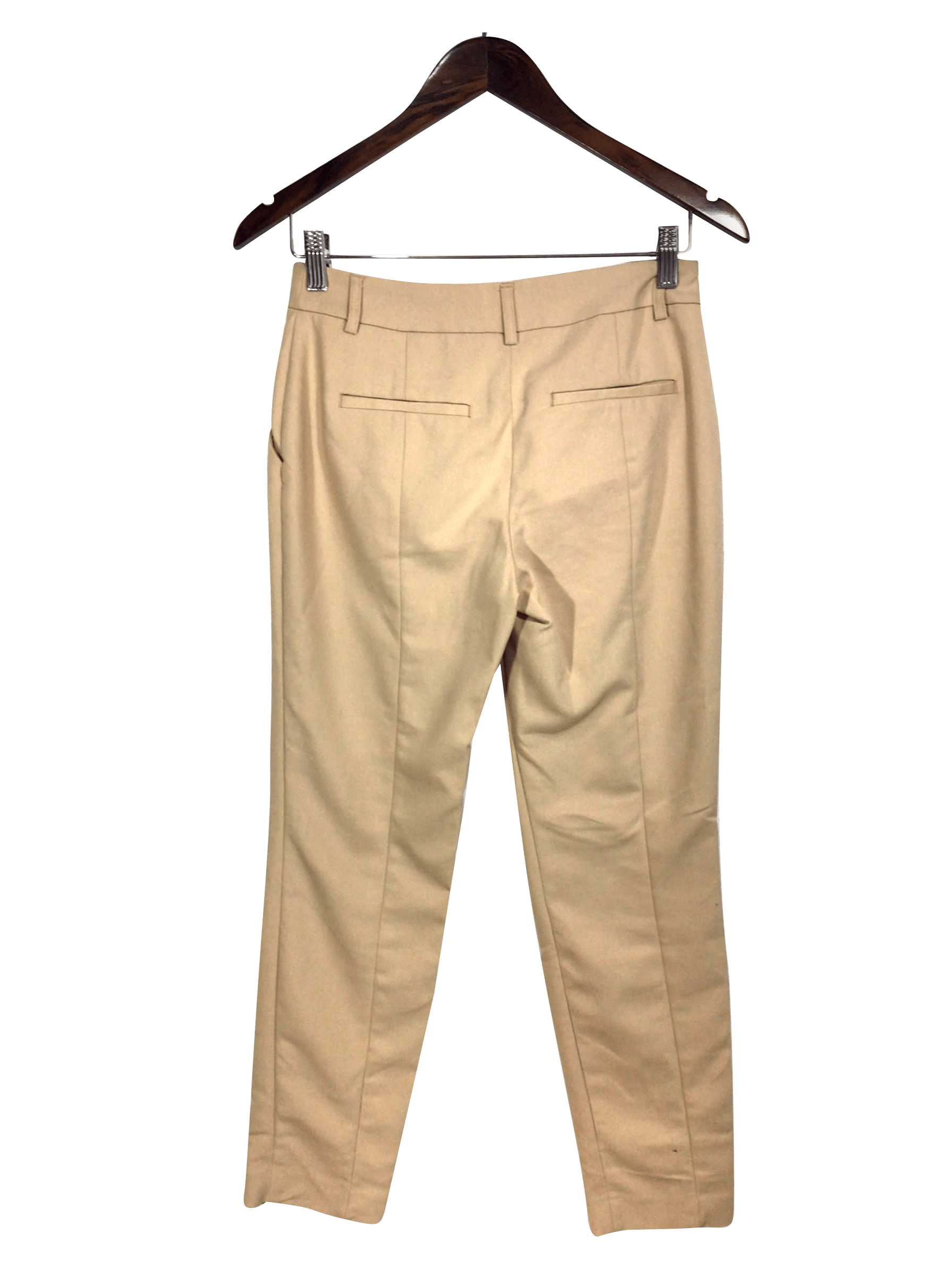 EXPRESS Second Hand Regular Fit Beige Ankle-Length Pant - Size 2