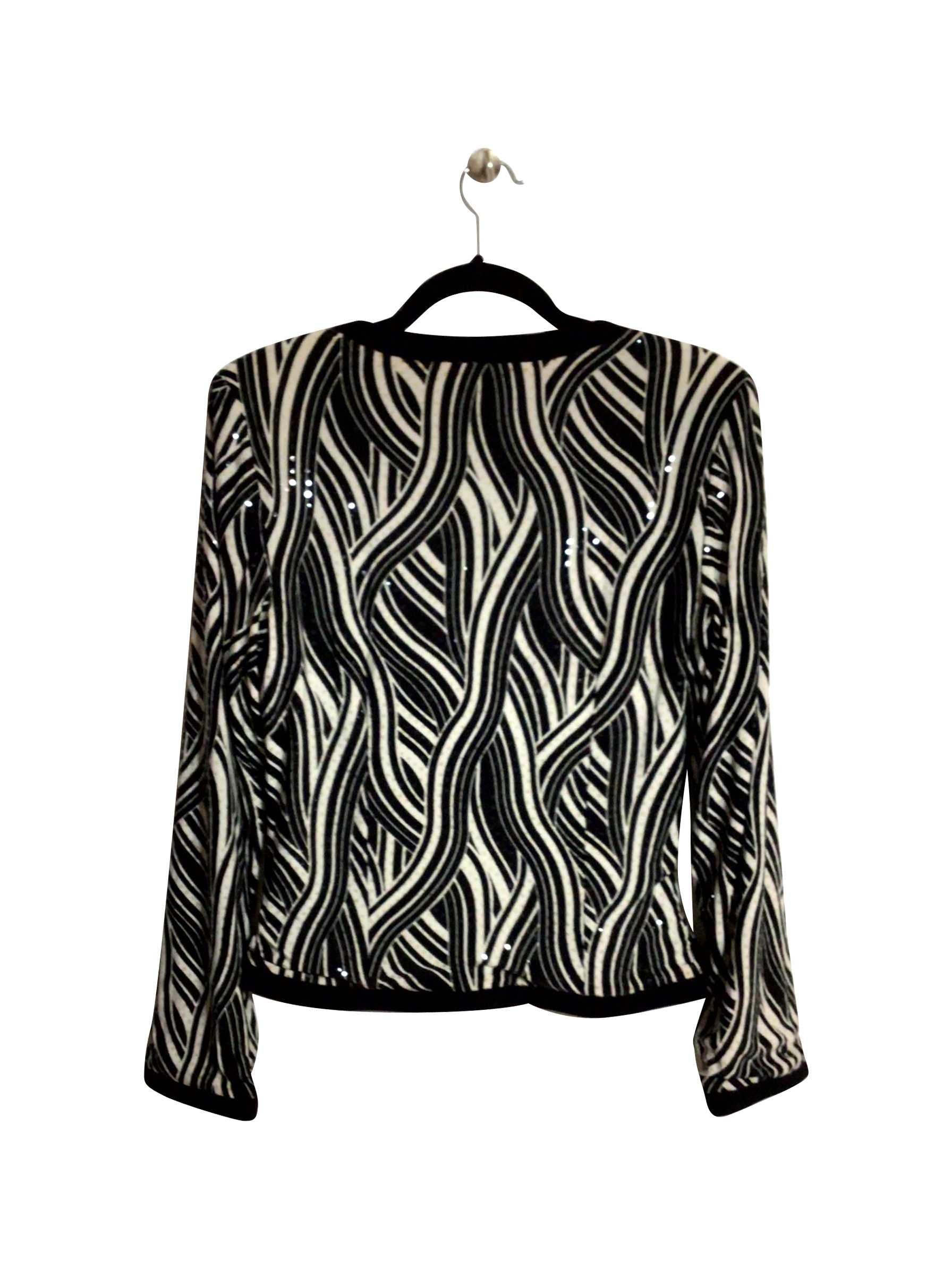 JOSEPH RIBKOFF Stylish Regular Fit Black Blouse - Size M