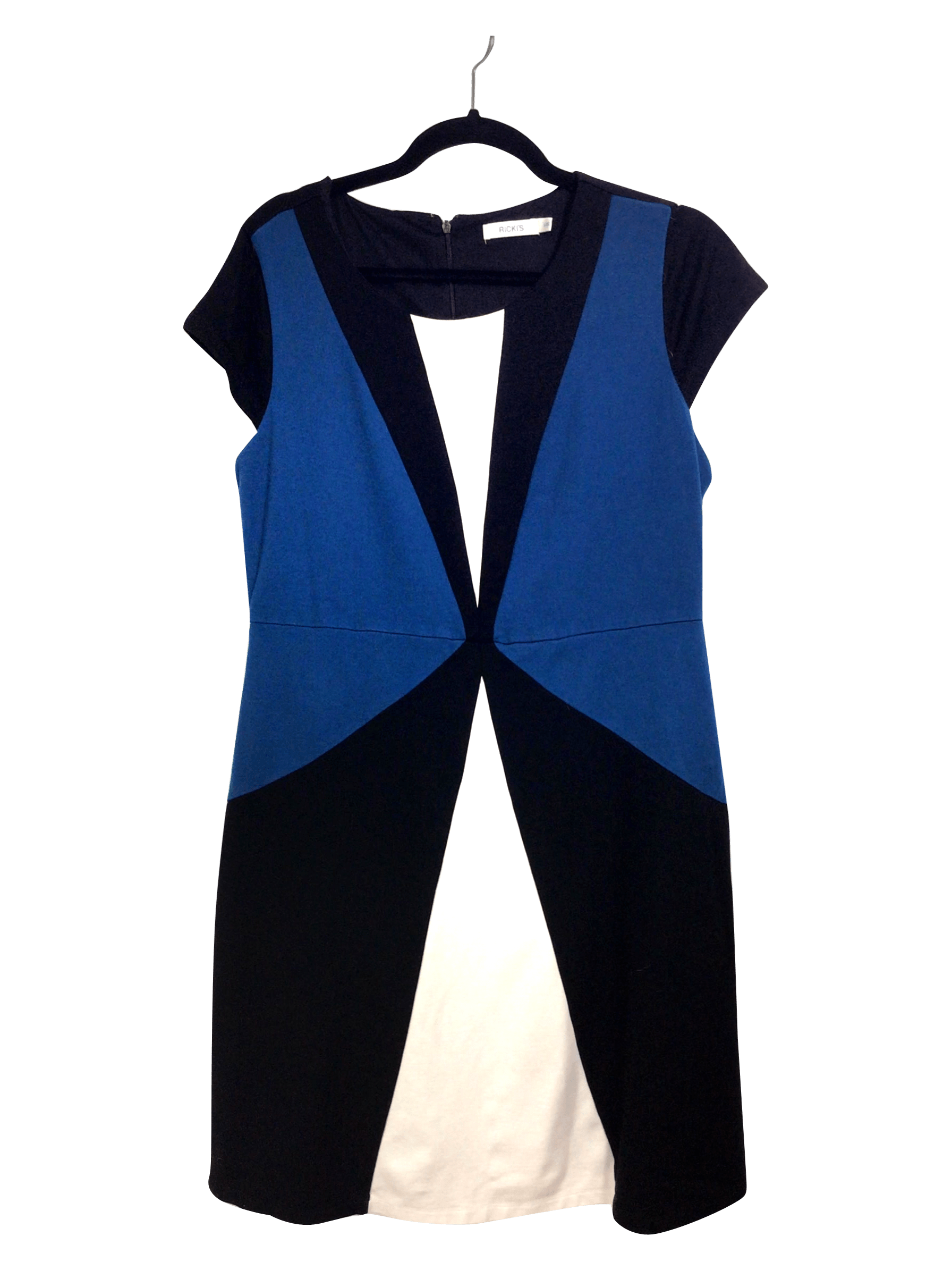 RICKI'S Stylish Blue Regular Fit Midi Dress - Size L