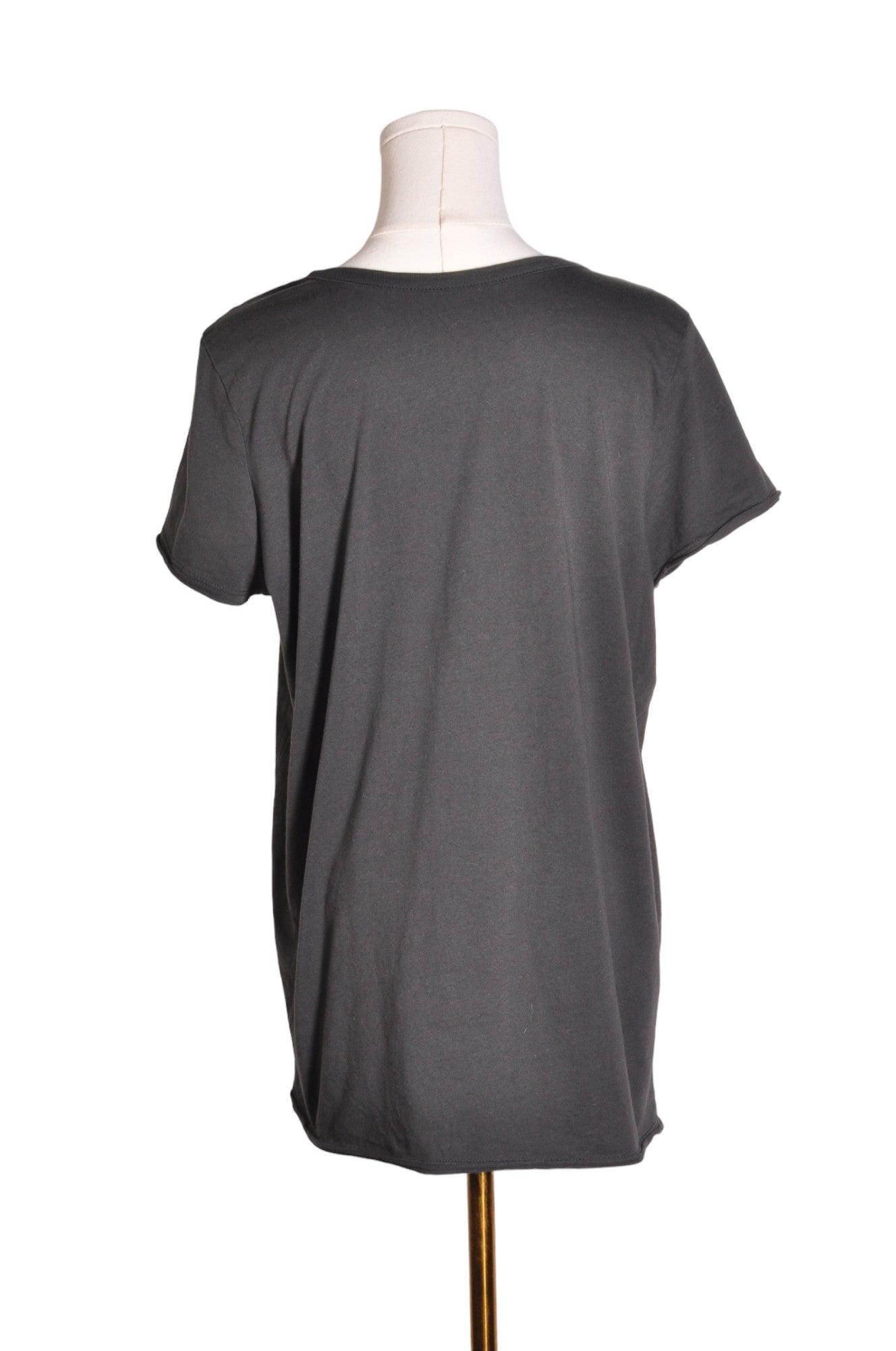 GUNS & ROSES Stylish Women's Gray Regular-Fit T-Shirts - Size 0