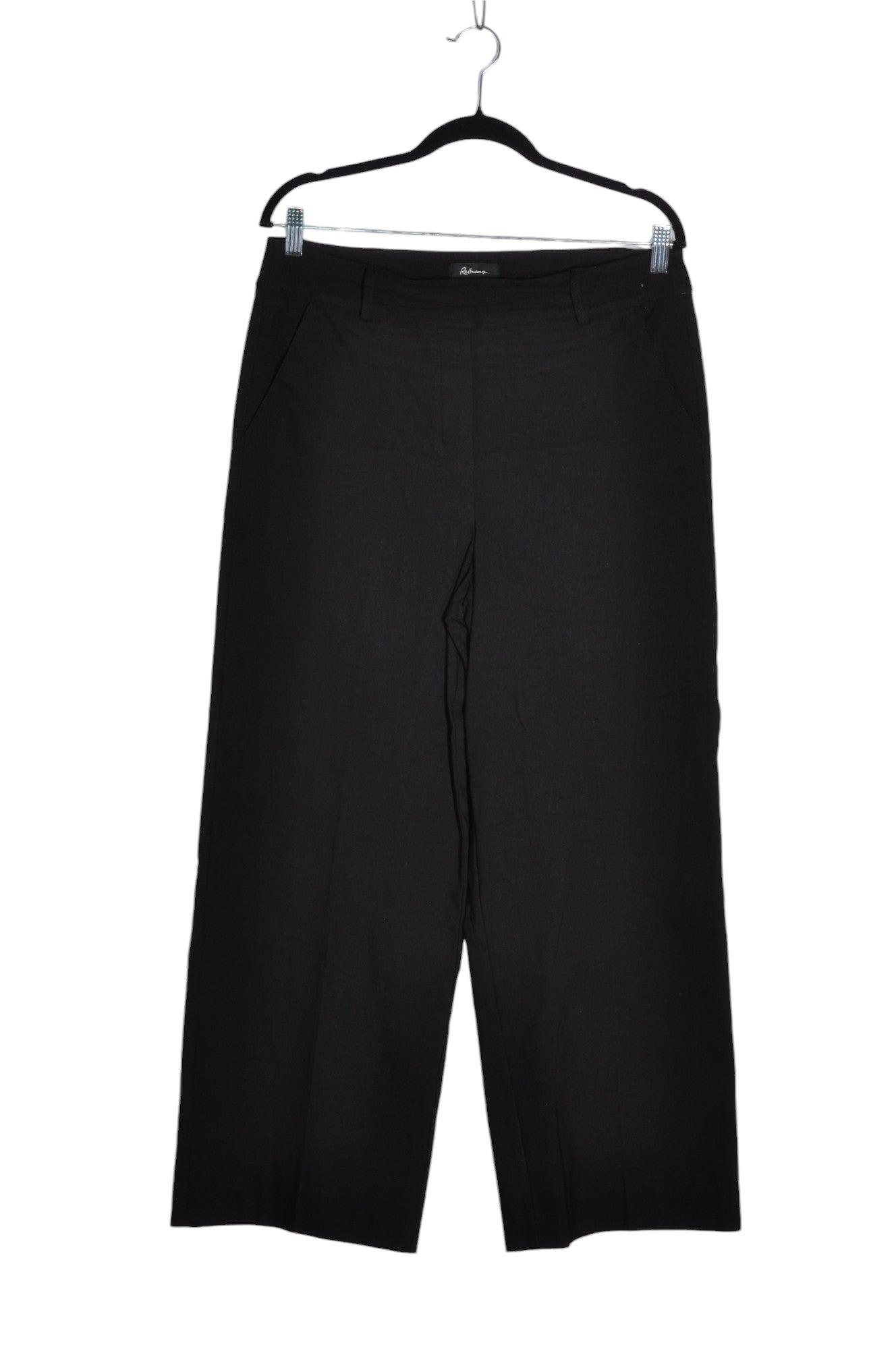 REITMANS Stylish Women's Regular Fit Black Work Pants - Size 14