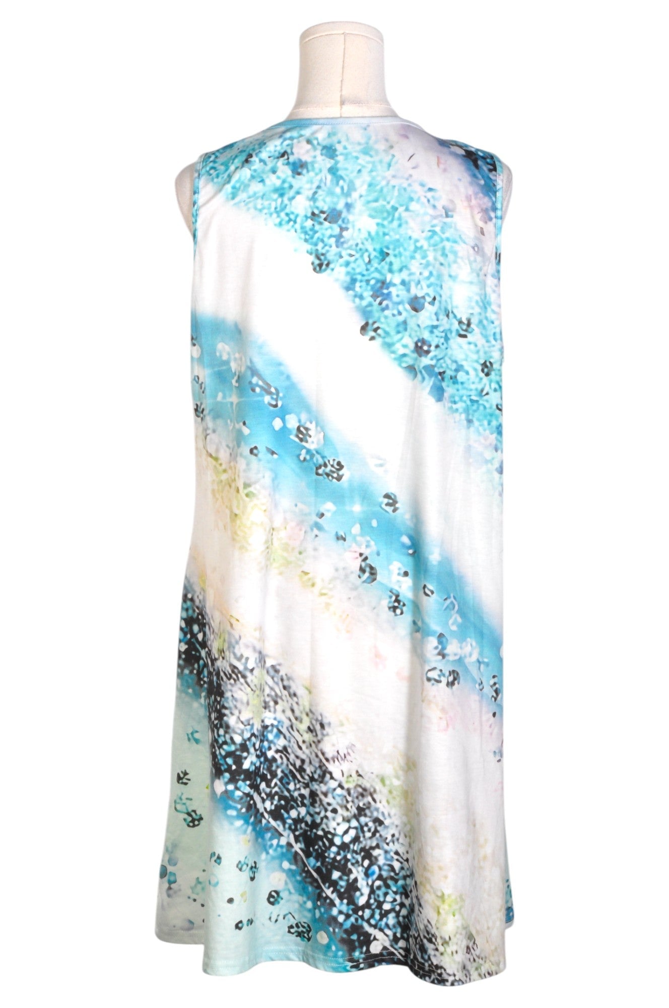 EMERY ROSE Stylish Women's White Regular-Fit Shift Dress - Size XL