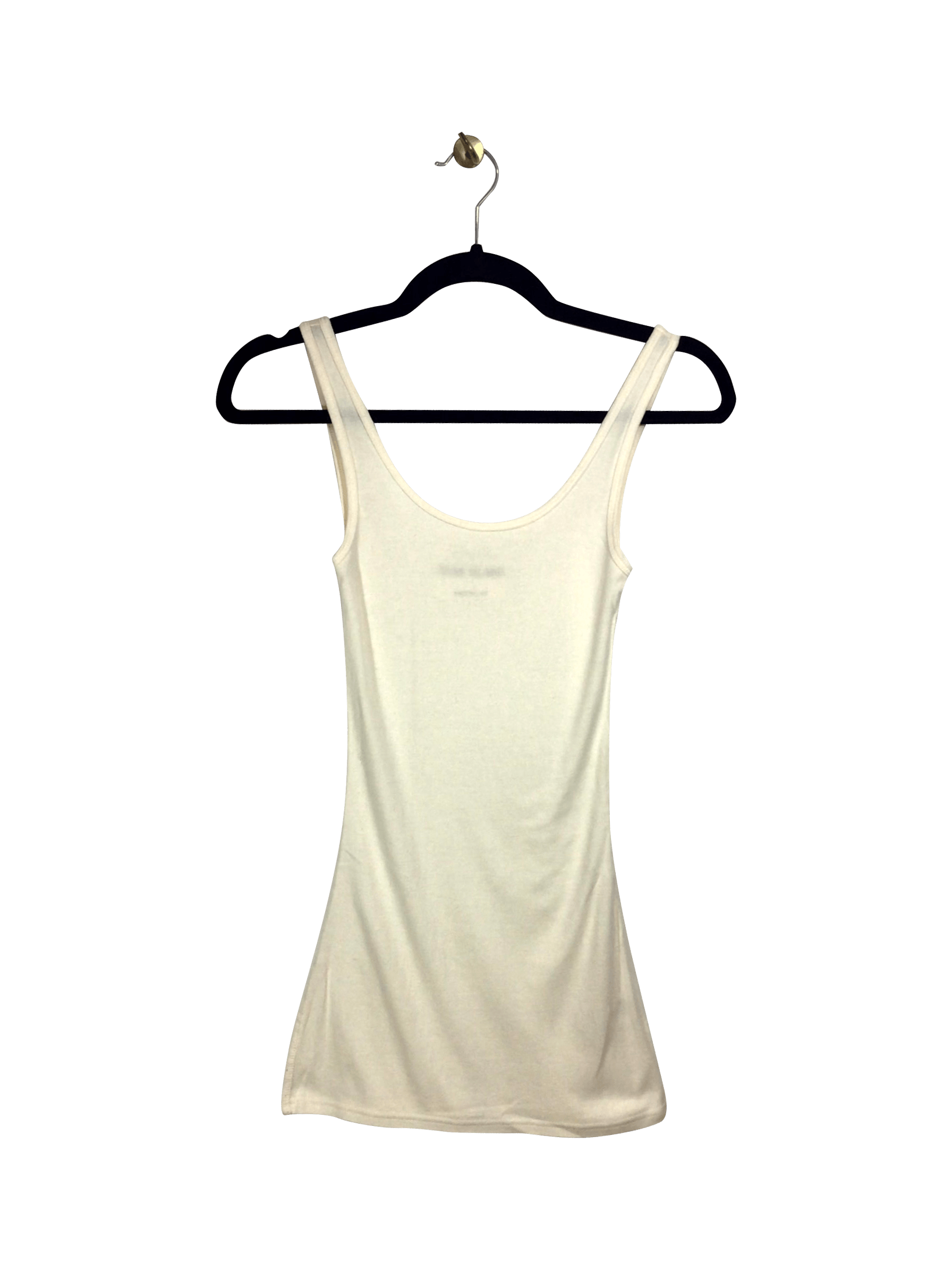 RIVER ISLAND Women's White Regular Fit Tank Top - Size 8