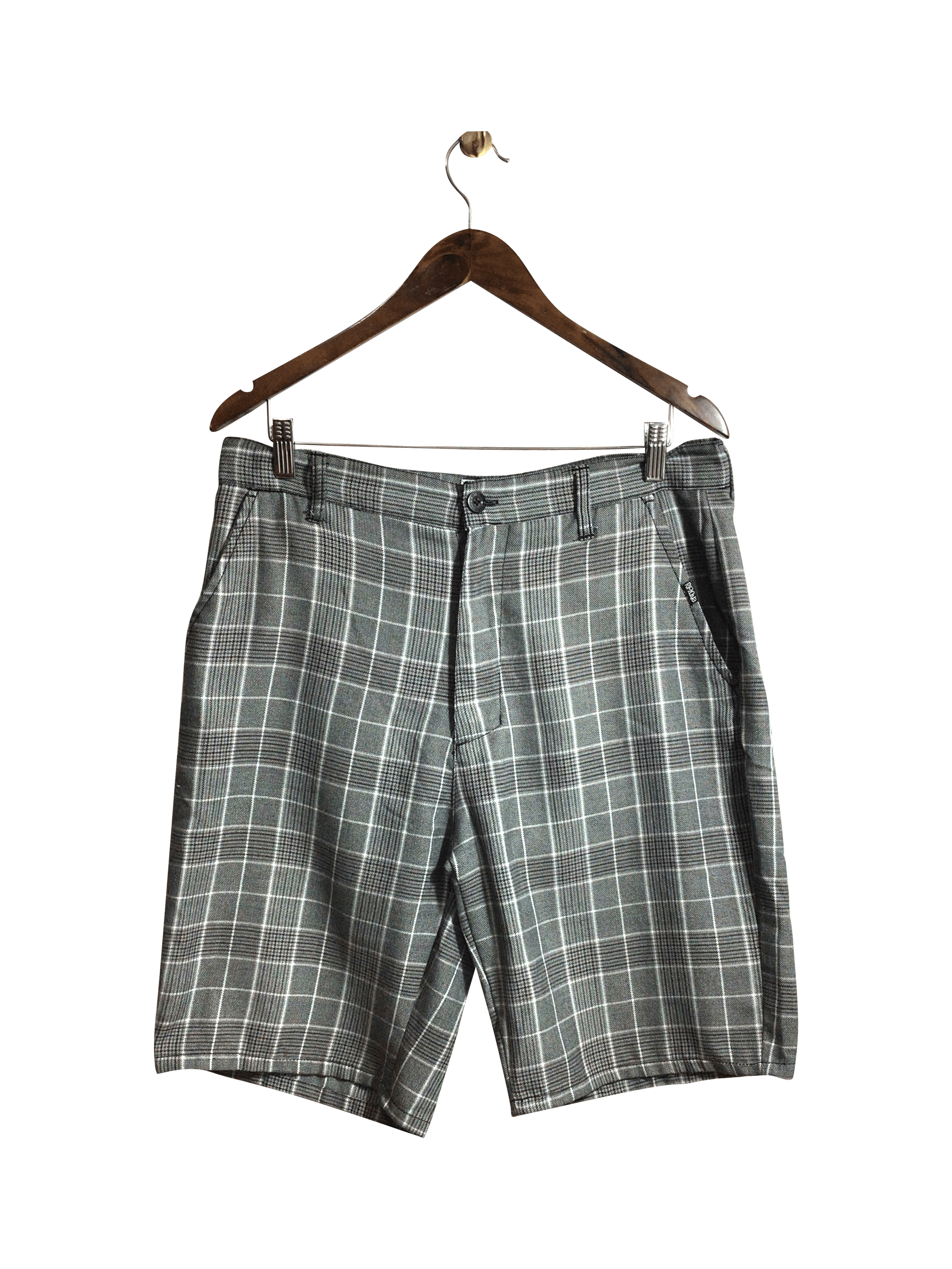 Stylish RIPZONE Women's Classic Gray Regular Fit Shorts - Size 34