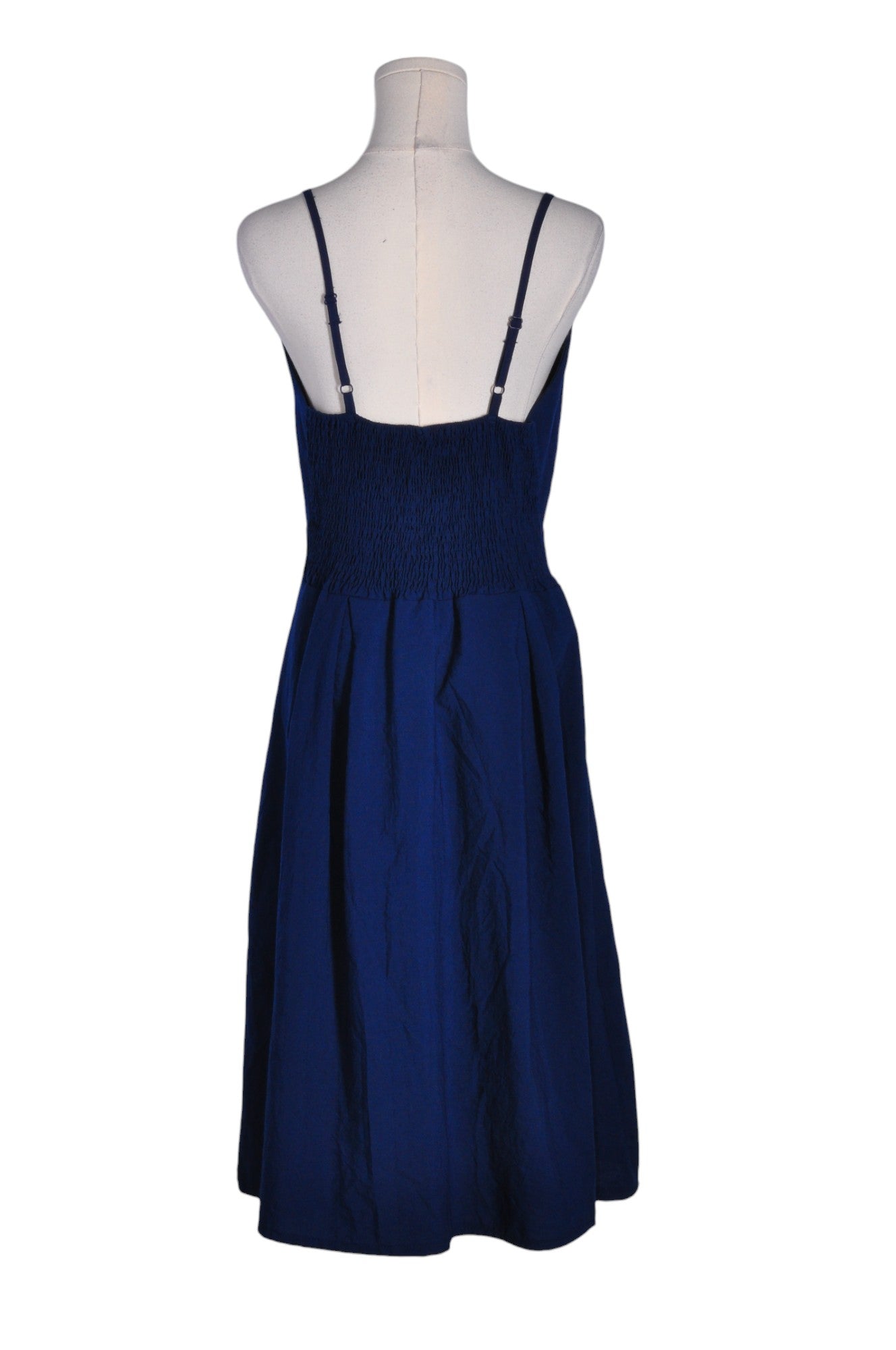 ECOWISH Stylish Women's Blue A-Line Regular Fit Dress - XL