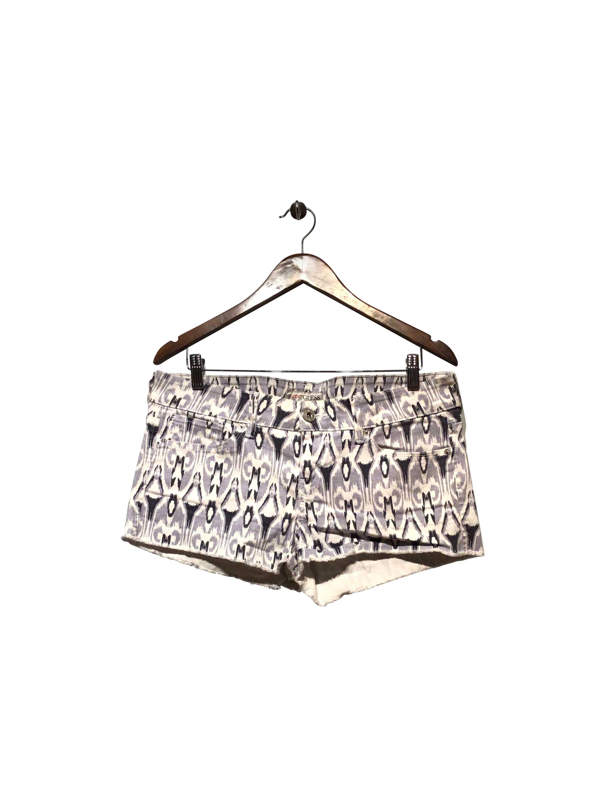 GUESS Stylish Regular Fit White Pant Shorts - Size 31