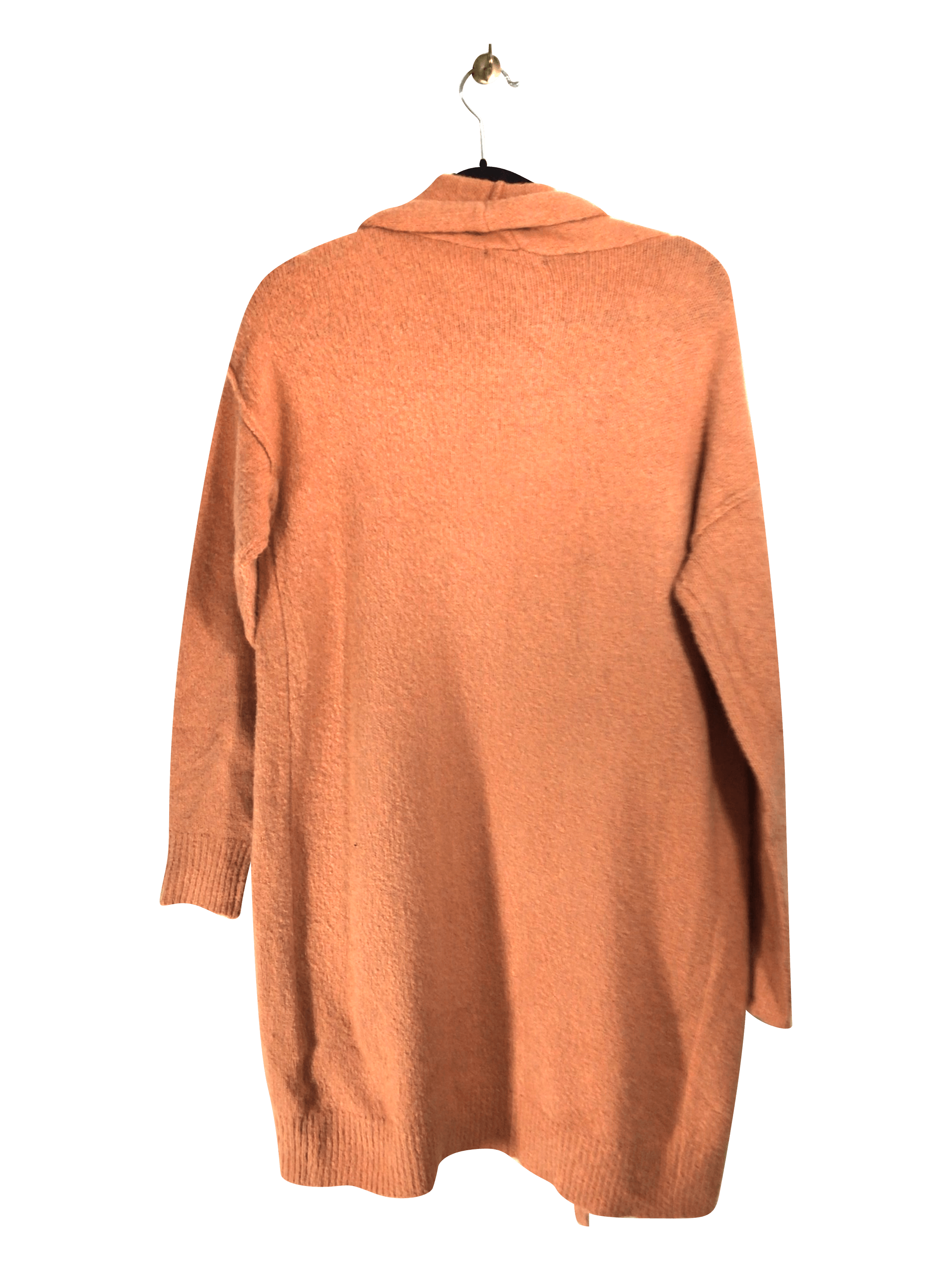 Stunning REVAMPED Orange Regular-Fit Women's Cardigan - Size M