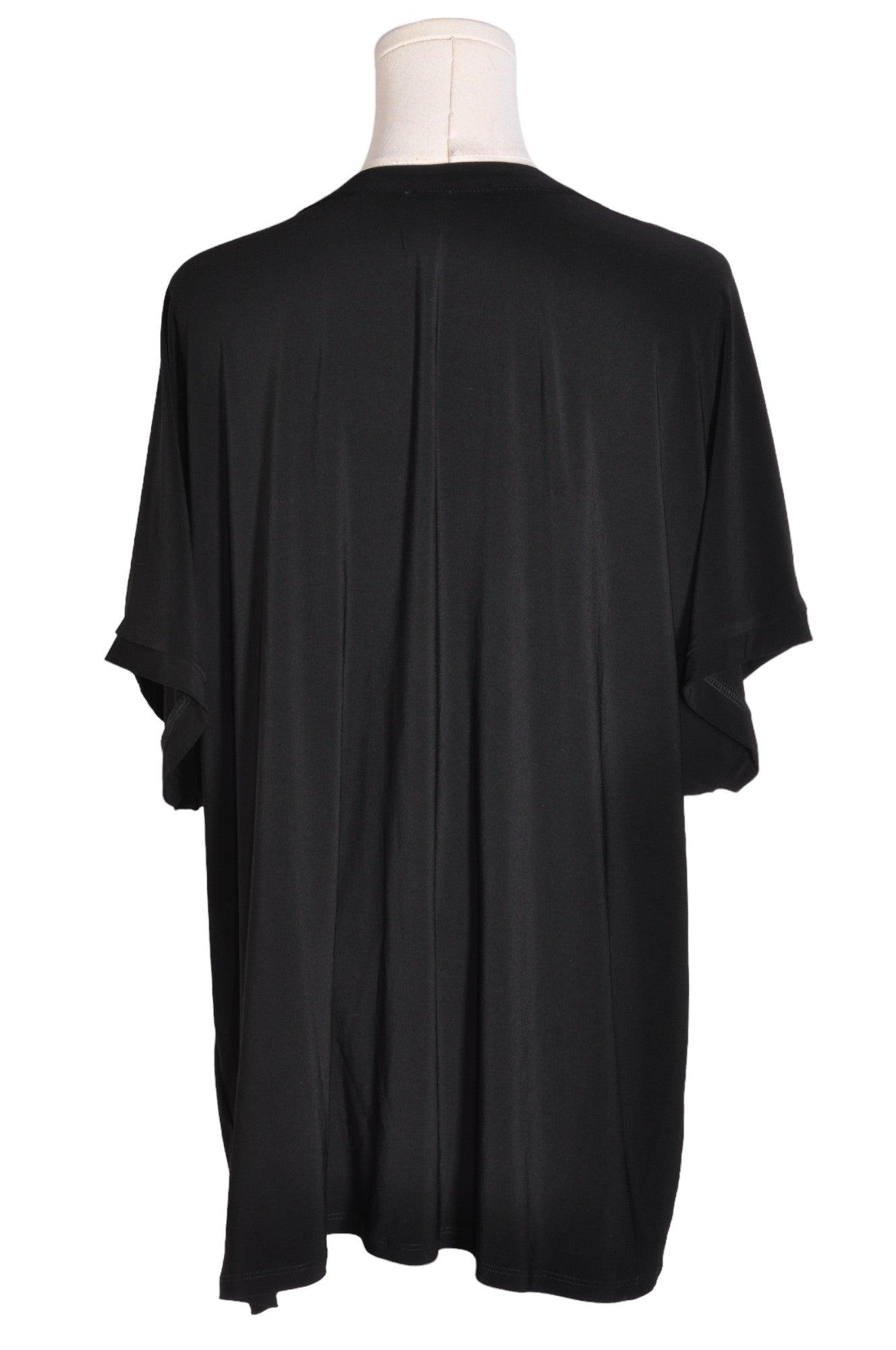 Stylish ANNE KLEIN Women's Regular Fit Black 2X Long Sleeve T-Shirts