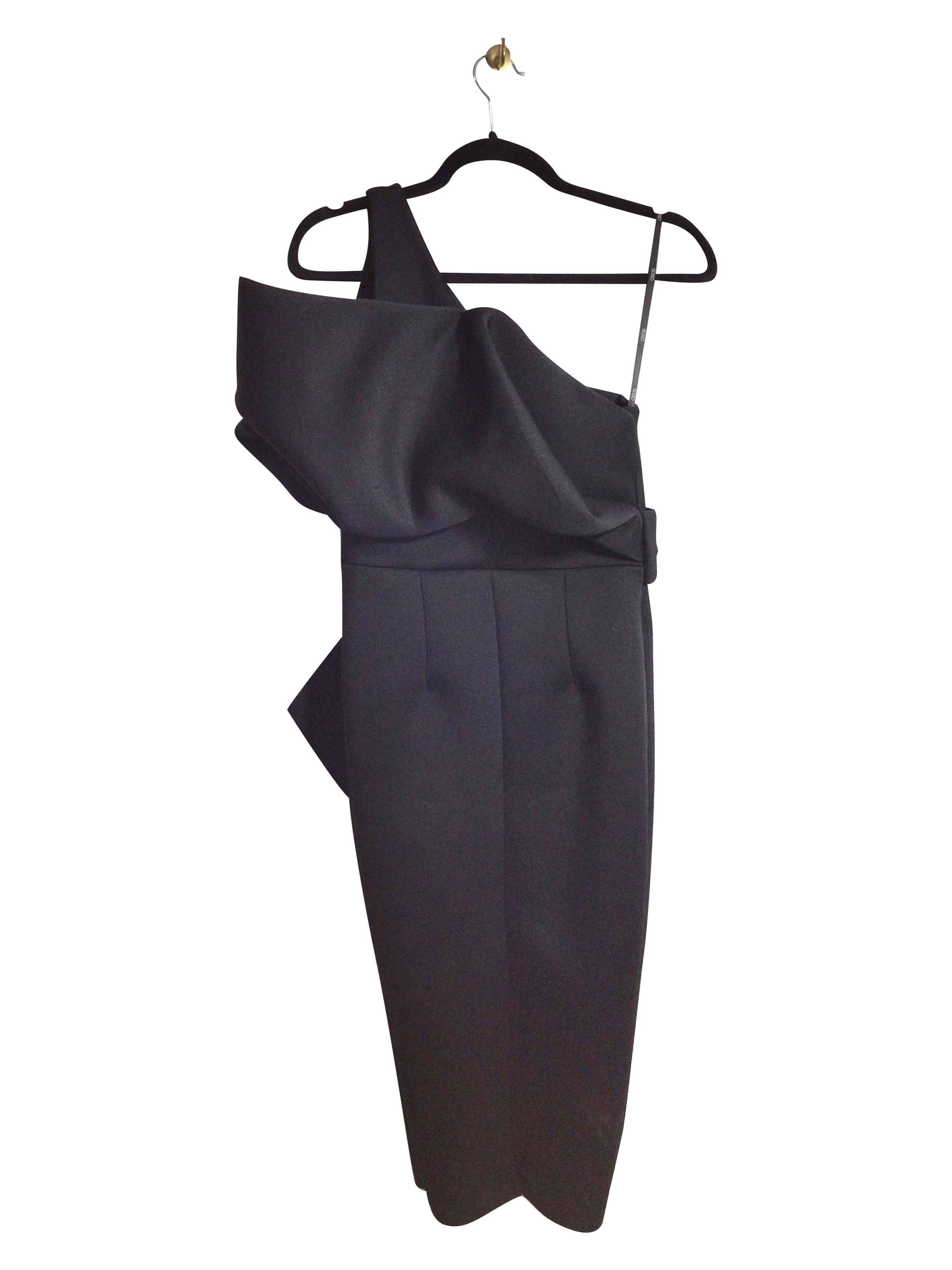 ASOS Second - Hand Women's Regular Fit Black Midi Dress Size 6