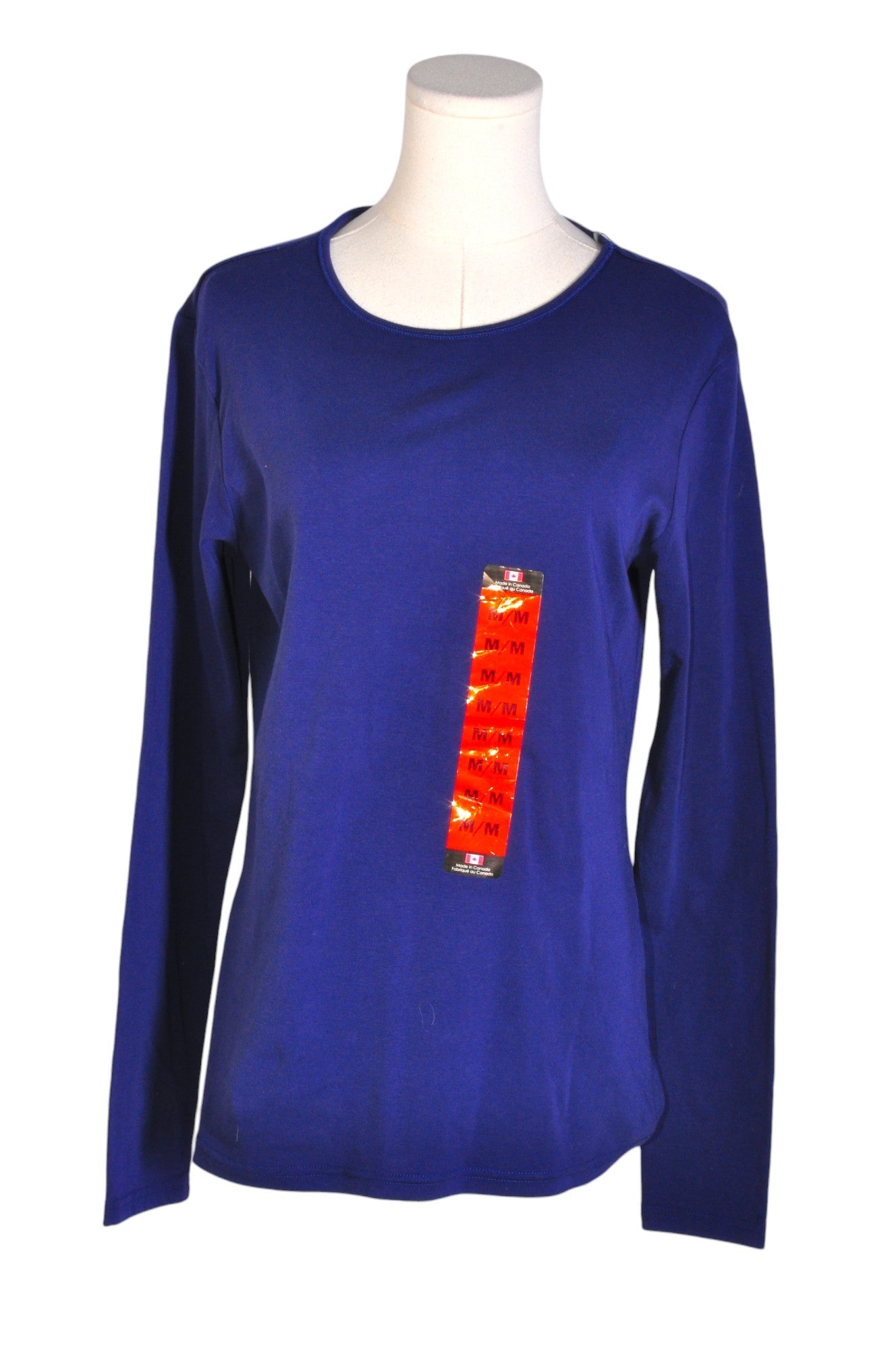 ELLEN TRACY Stylish Women's Regular-Fit Blue T-Shirt - Size M