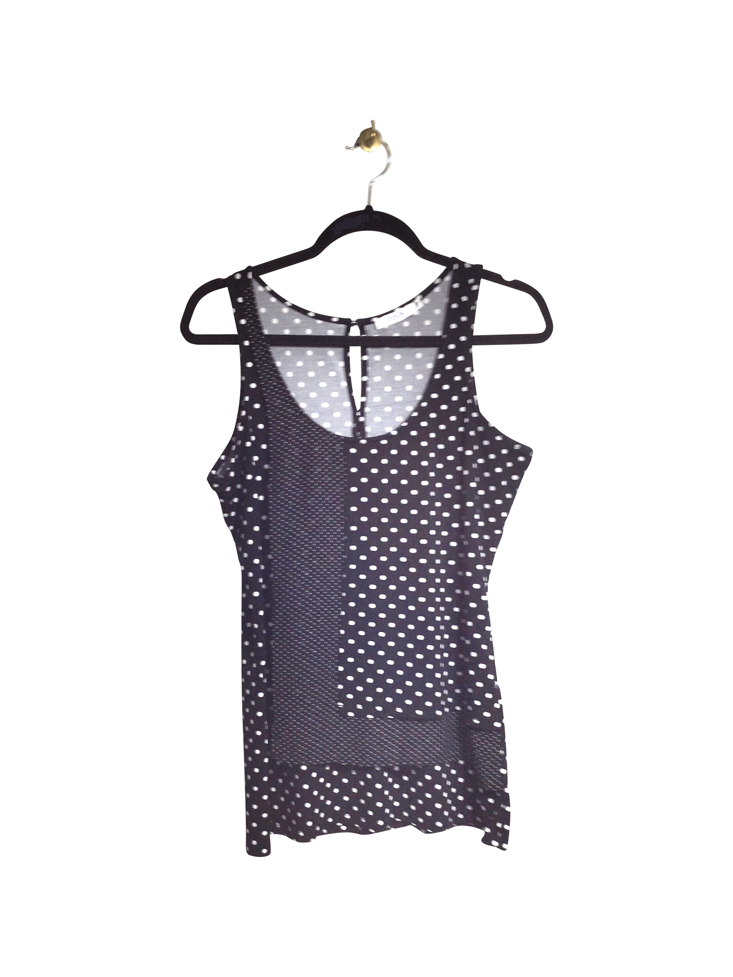 RICKI'S Stylish Black Regular-Fit Women's Tank Tops - Size S