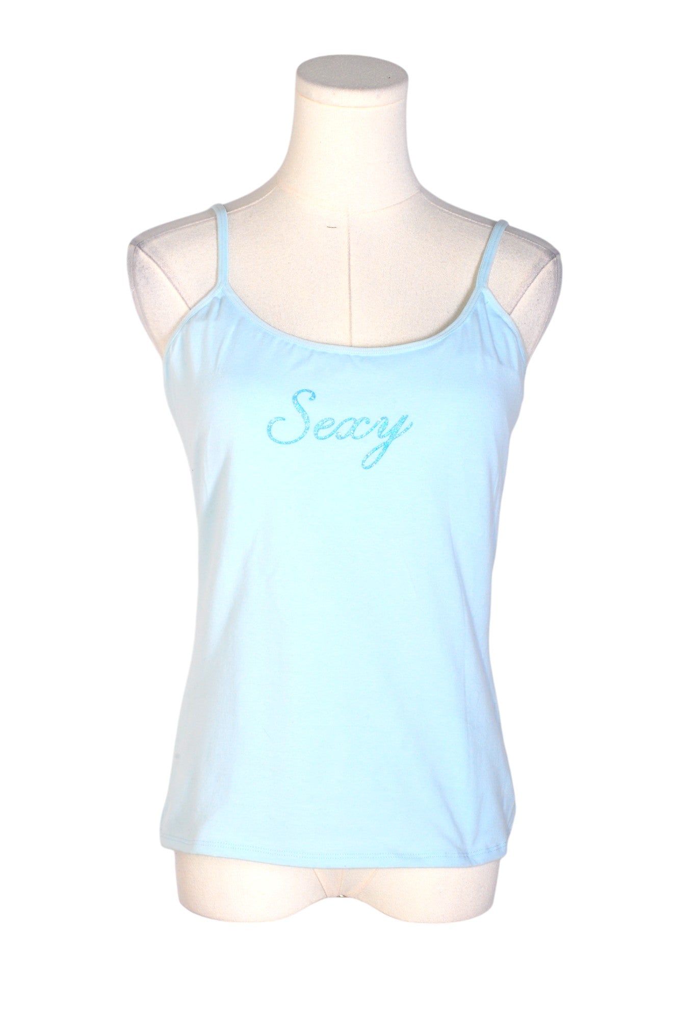 REQUEST Stylish Women's Blue XL Regular Fit Tank Tops