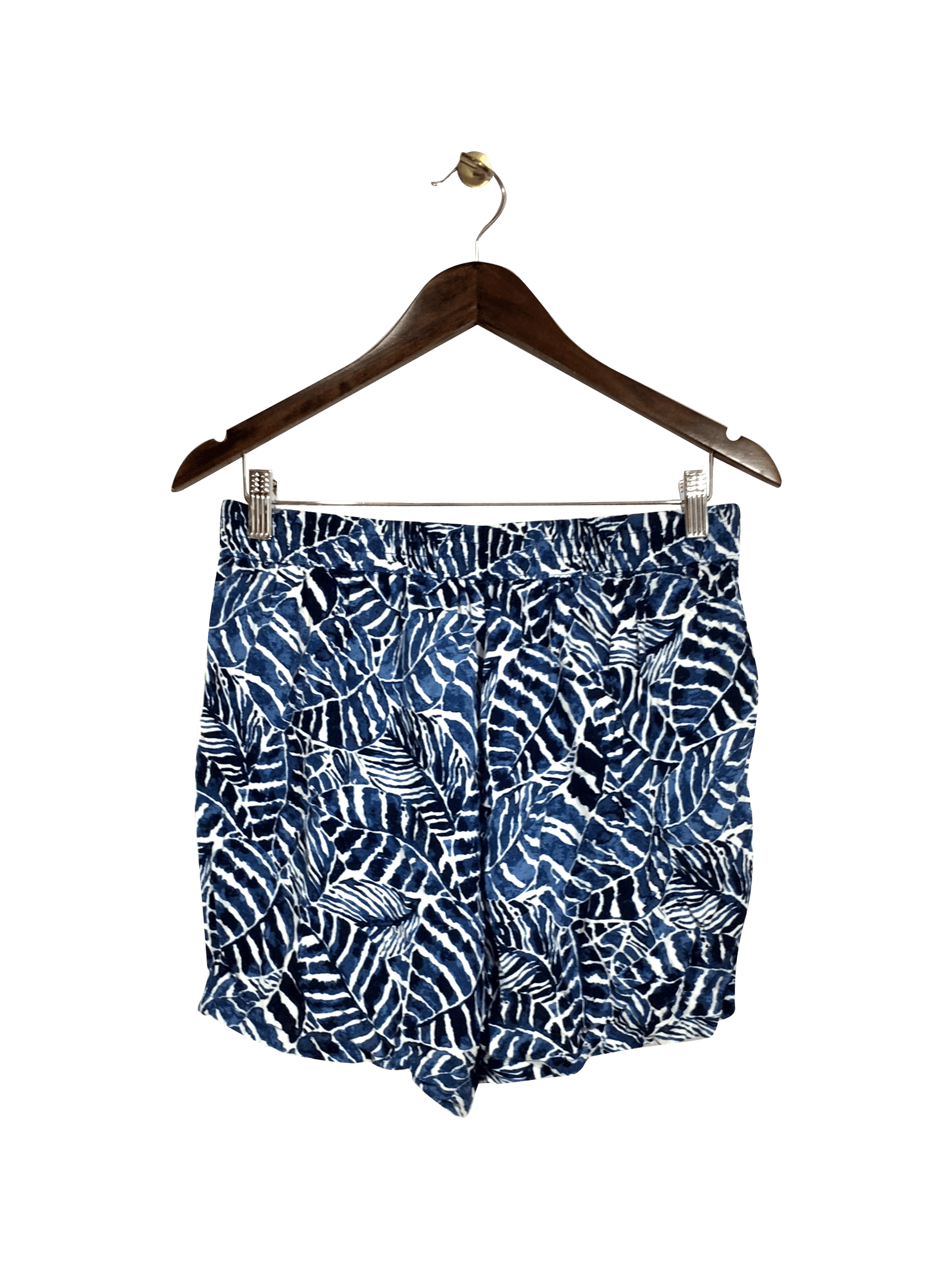 Stylish H&M Blue Regular Fit Pant Shorts in Size 8
