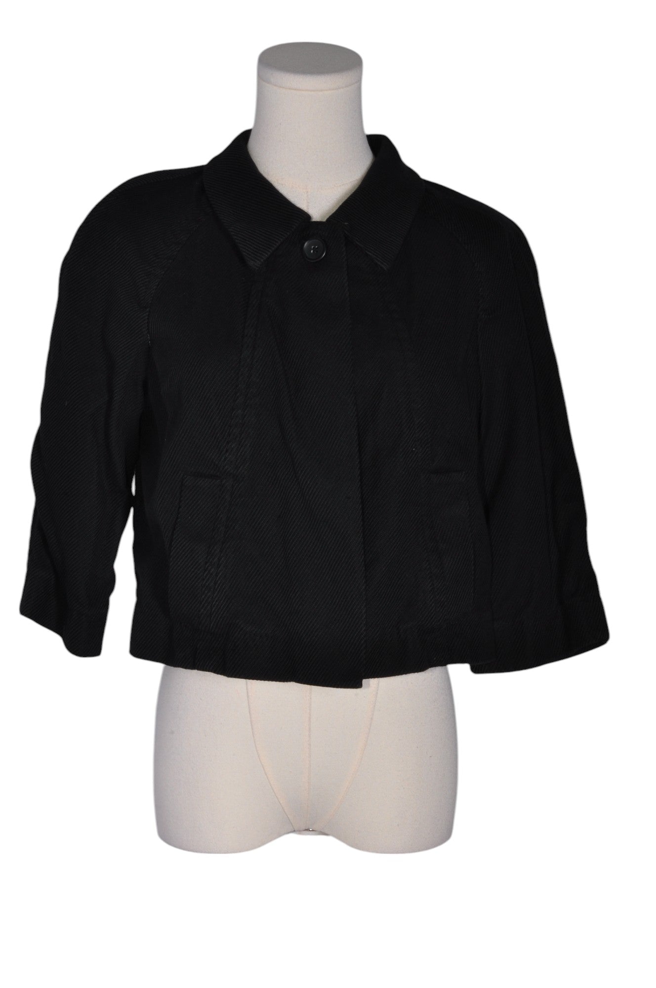 EXPRESS Stylish Women's Regular-Fit Black Blouse - Size M