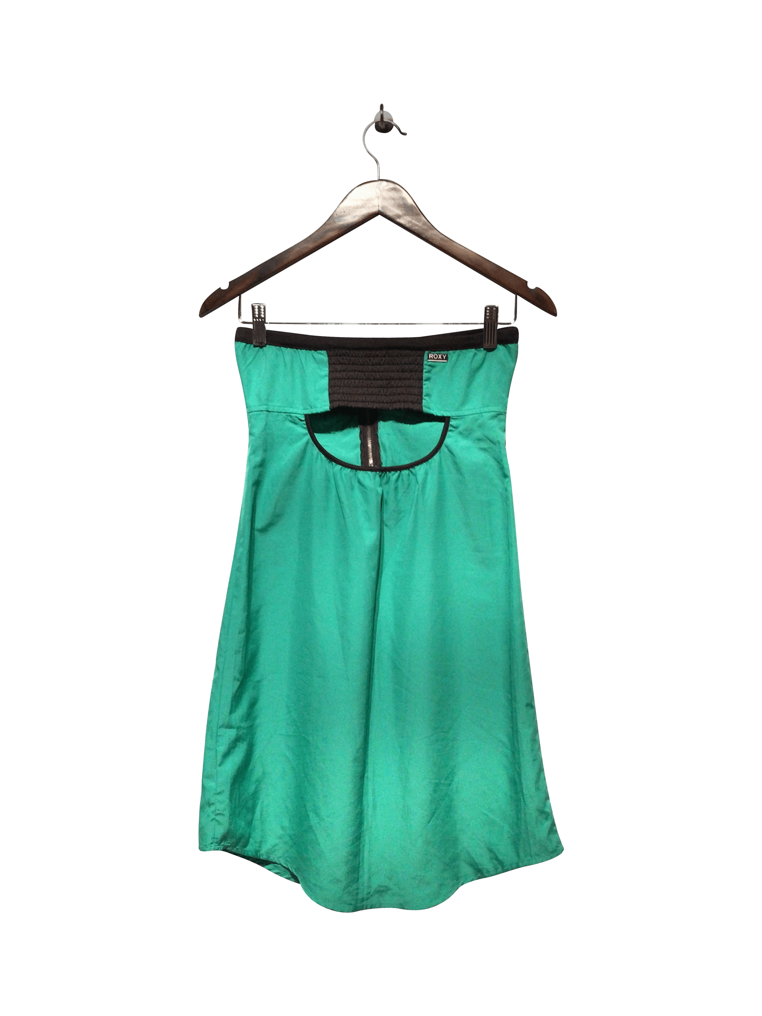 ROXY Stylish Regular Fit Green Mini Dress - Size XS