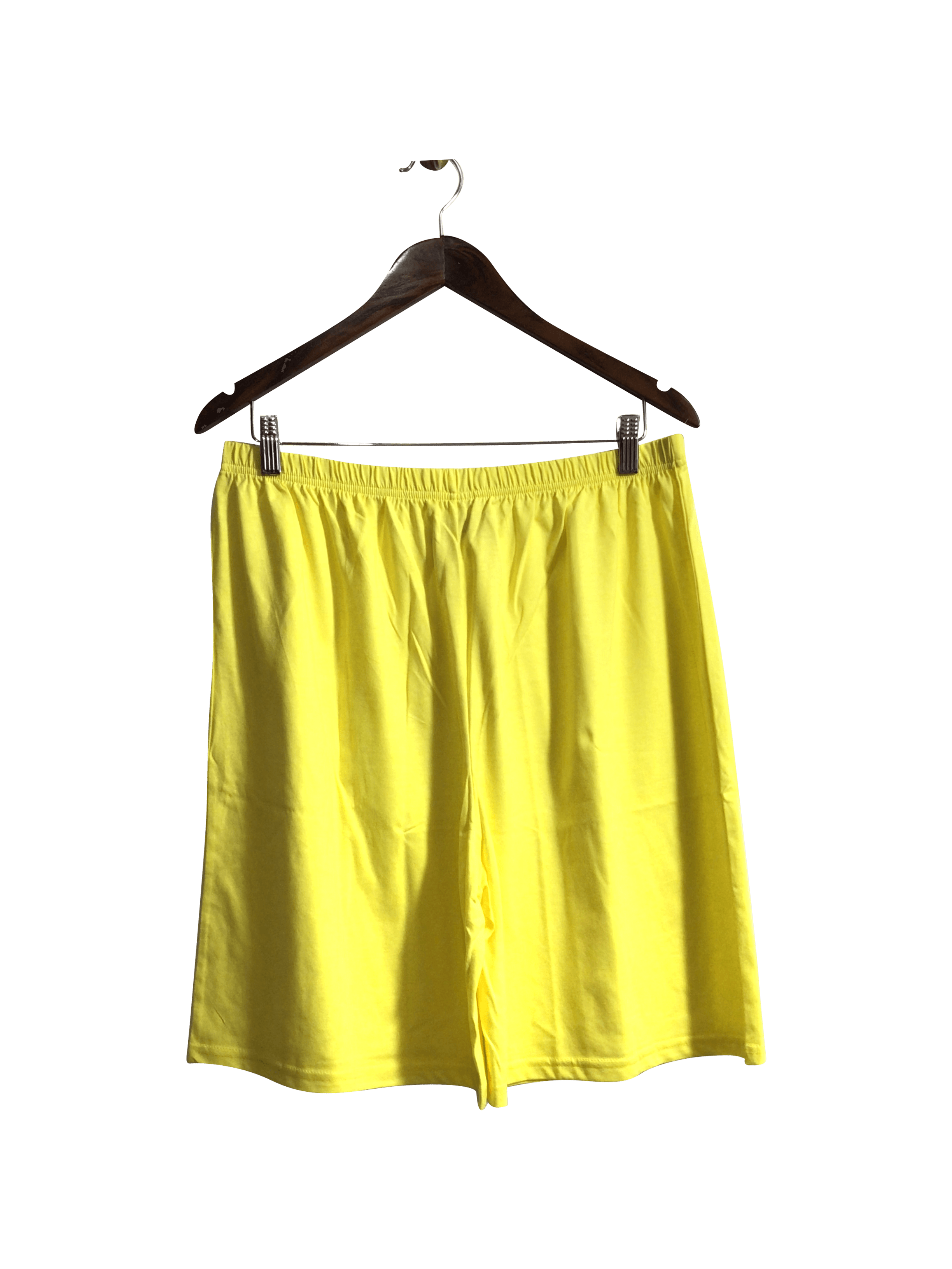 ANTHONY RICHARDS Stylish Women's Classic Yellow Regular Fit Shorts - Size XL