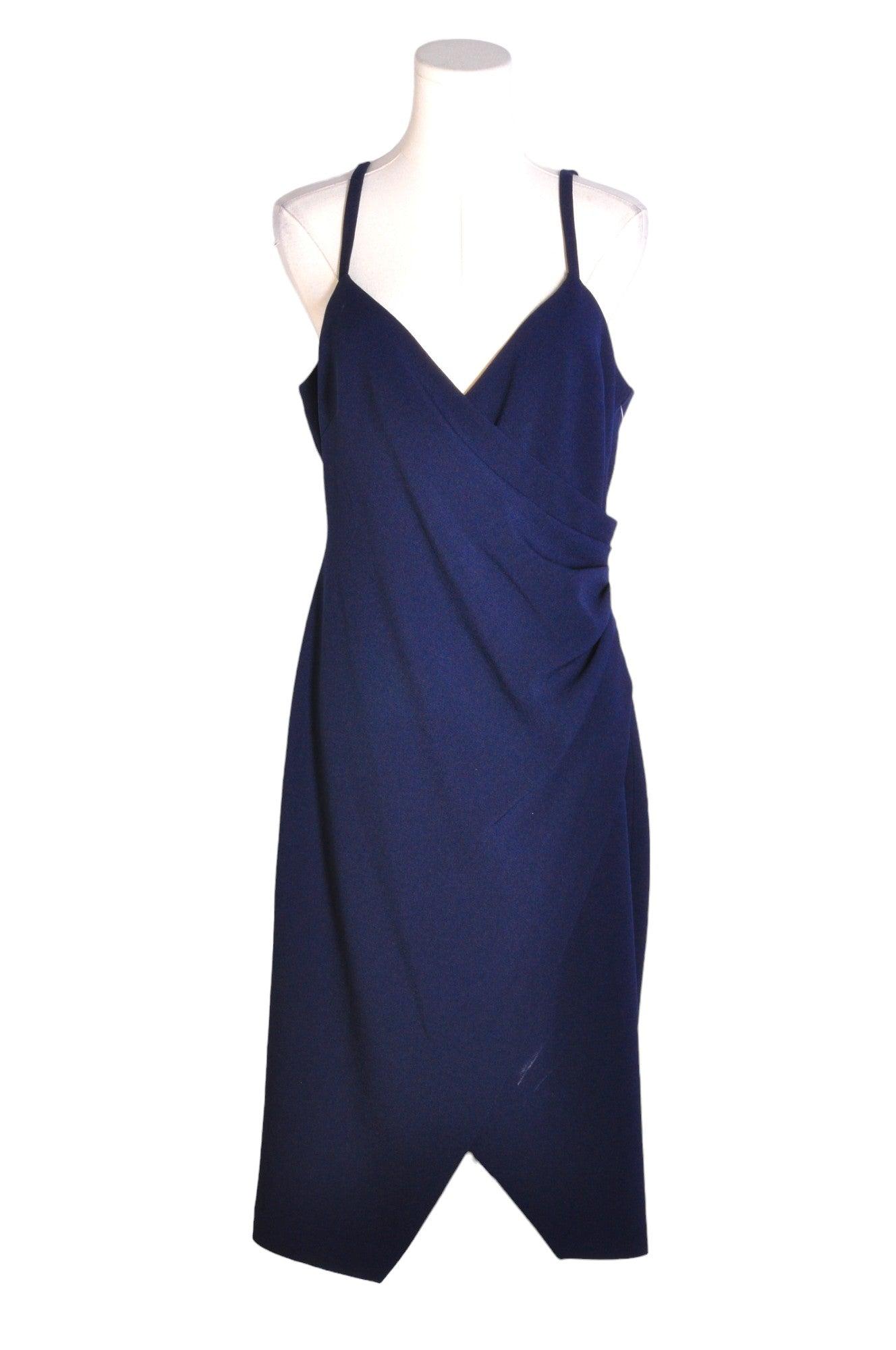 ELIZA J Blue Regular Fit Women's High Low Dress Size 12 - Second Hand