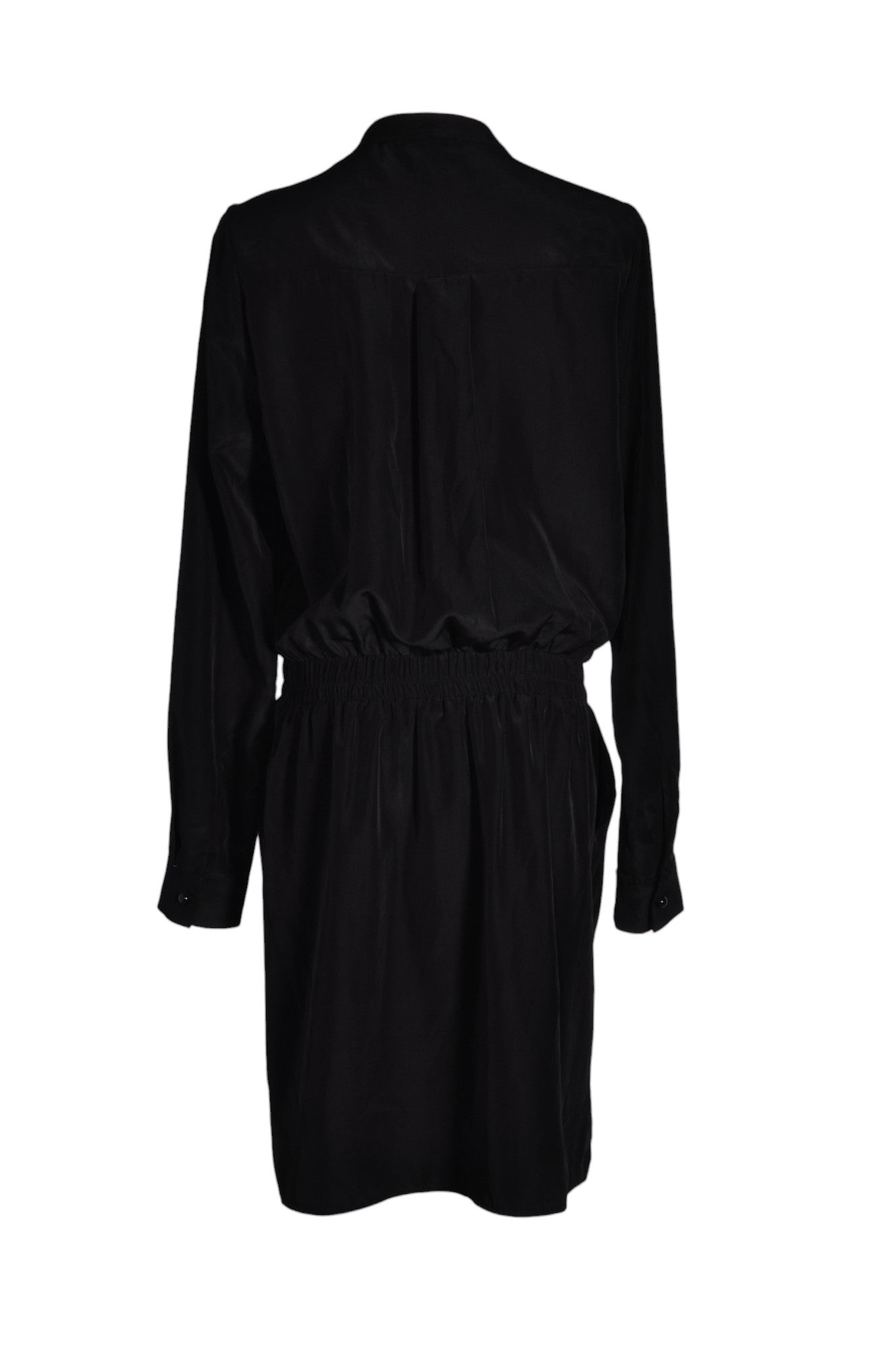 Stylish GILBERT Women's Regular Fit Black Shirt Dress - Size M