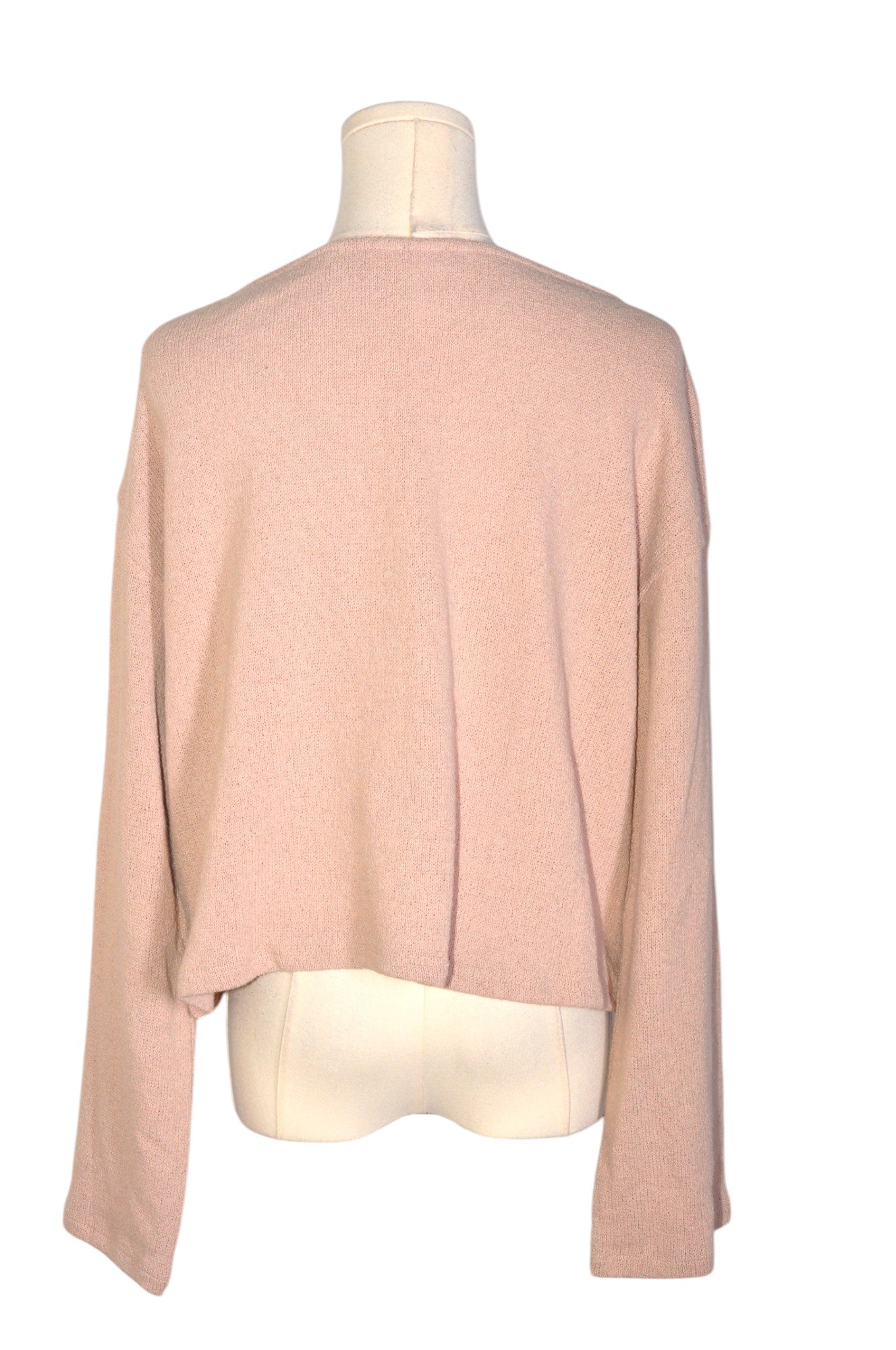 Stylish H&M Second-Hand Women's Pink Regular-Fit Blouses - Size M