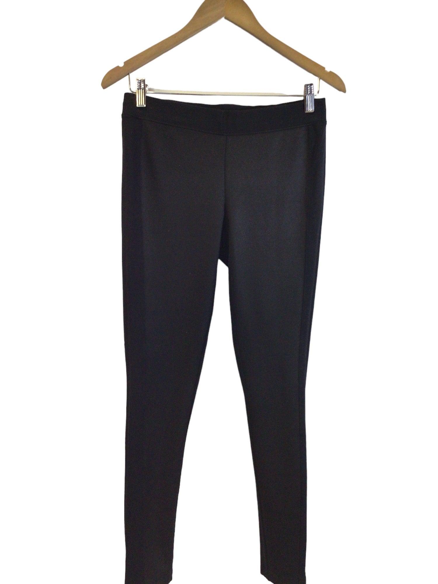 EXPRESS Stylish Women's Activewear Black Regular-Fit Leggings in Size S