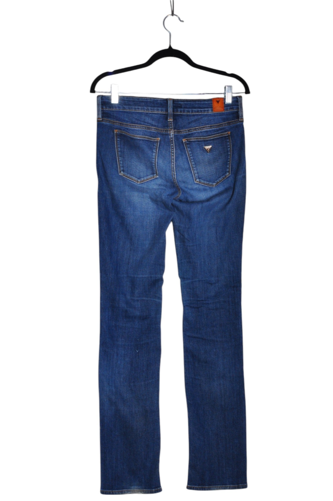 Stylish GUESS Women's Blue Regular-Fit Straight-Legged Jeans - Size 27