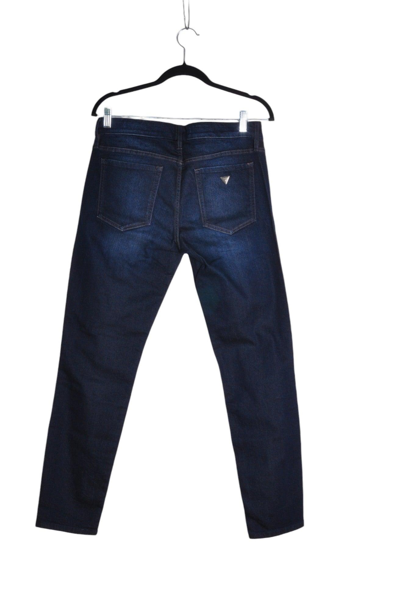 GUESS Stylish Women's Blue Regular Fit Straight-Legged Jeans - Size 31