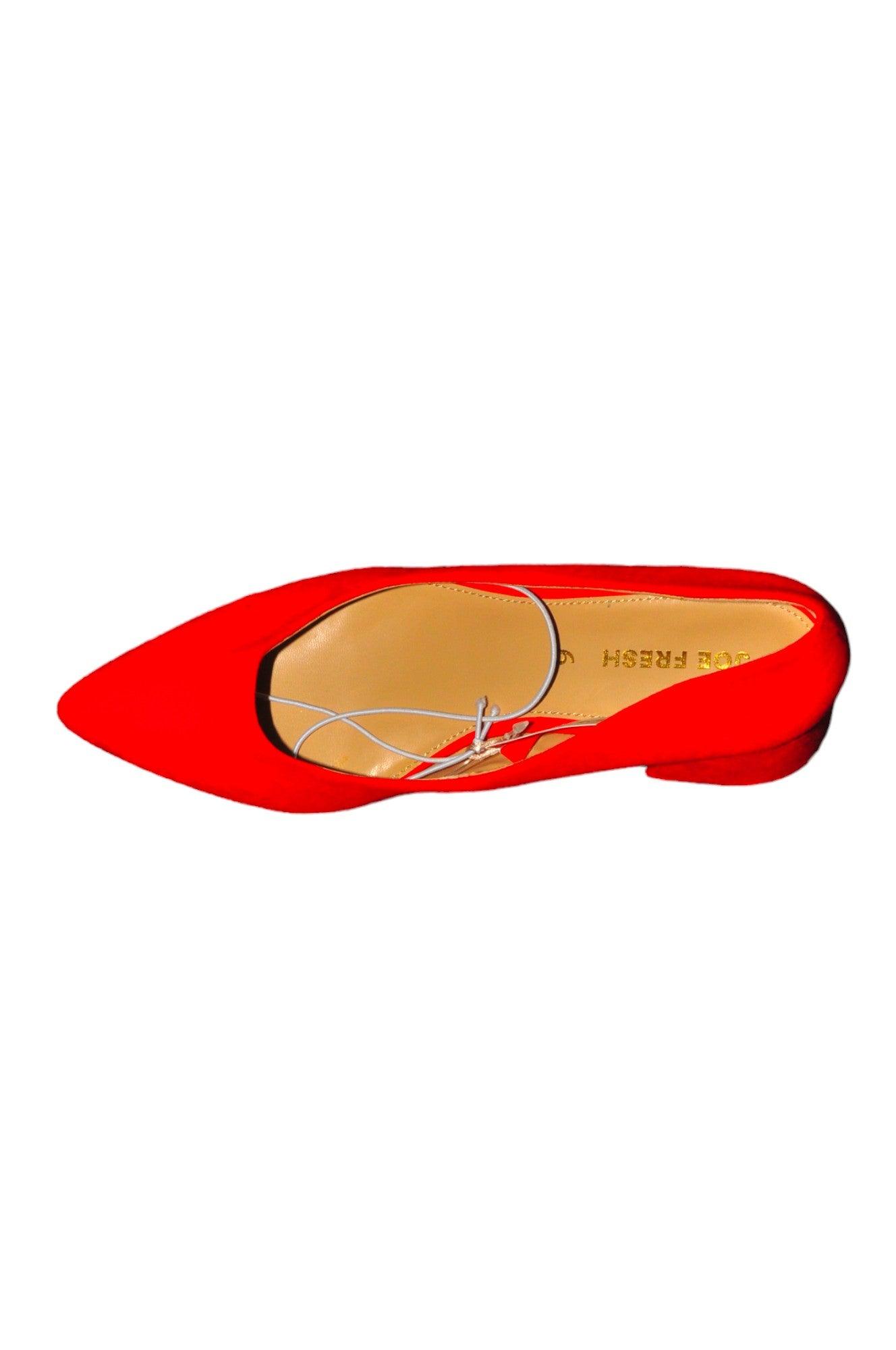 Stylish JOE FRESH Orange Regular - fit Women's Heels Size 6