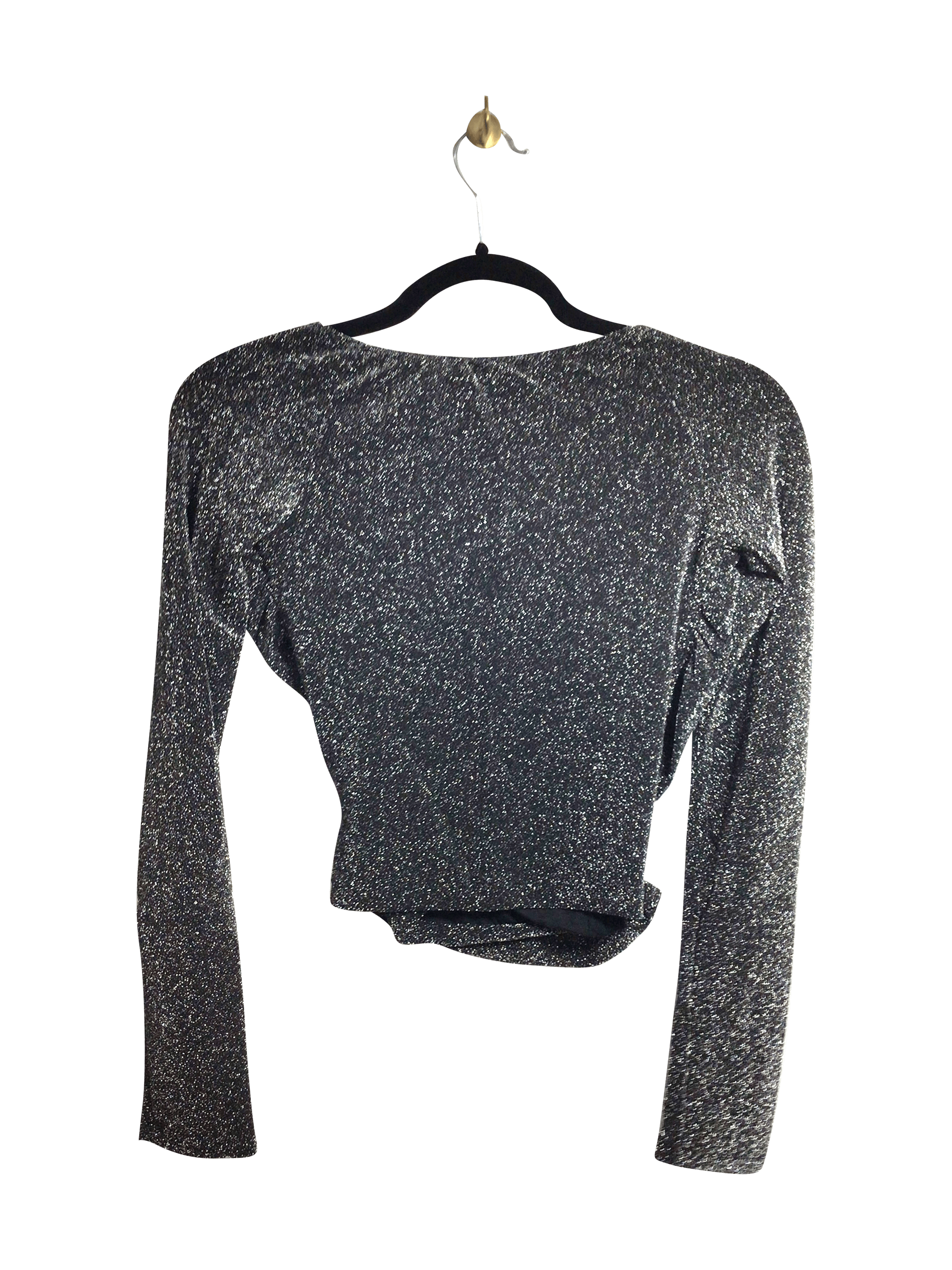 Stylish A.C.W. Women's Black Regular Fit Crop Tops in XS Size