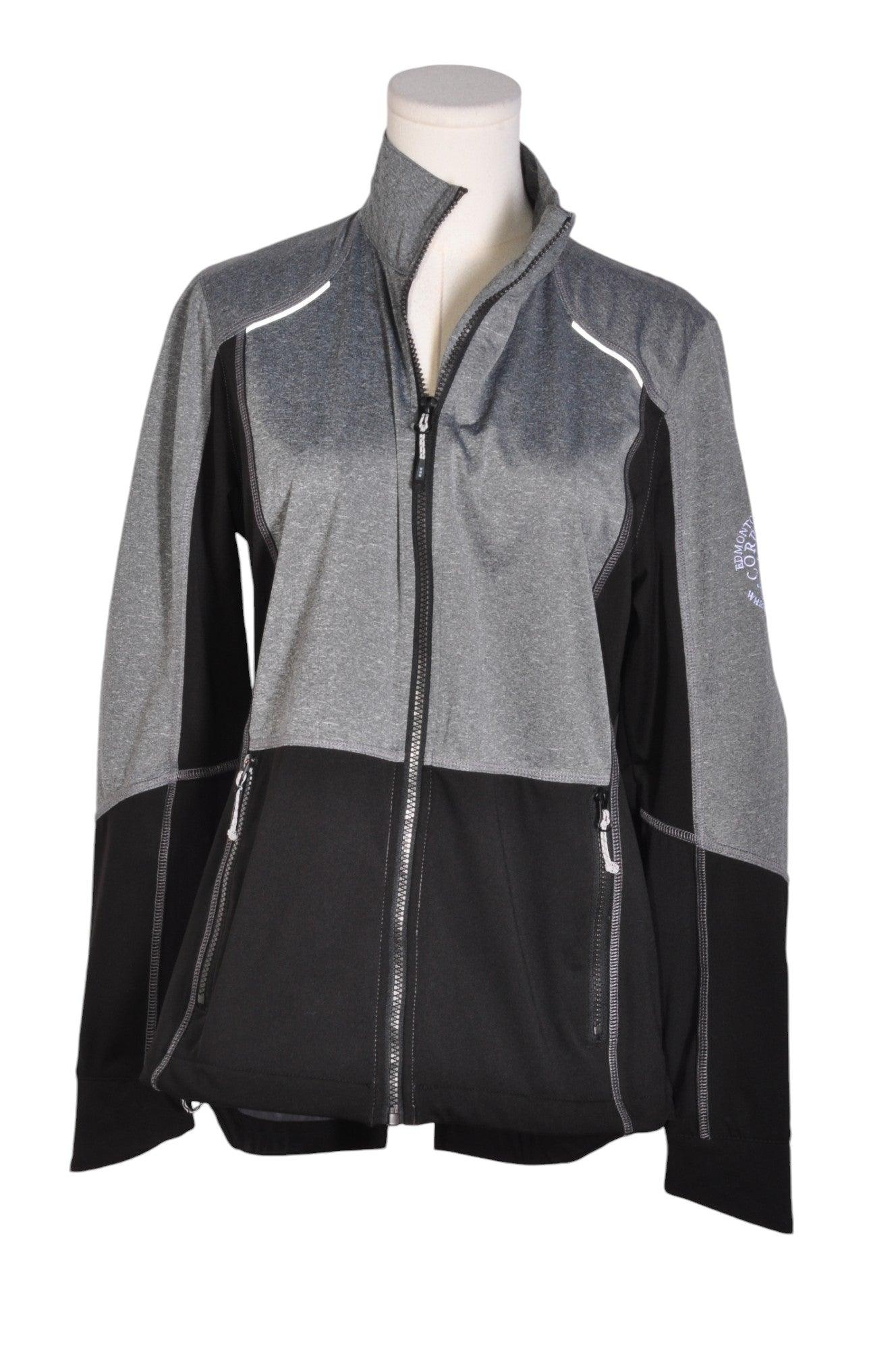ELEVATE Stylish Women's Gray Regular-Fit Activewear Jacket - Size M