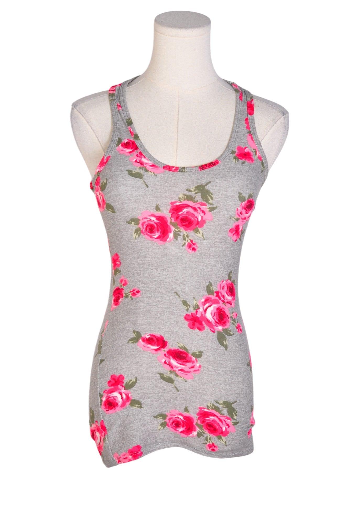 ARDENE Stylish Women's Gray Regular-Fit Tank Tops in XS Size