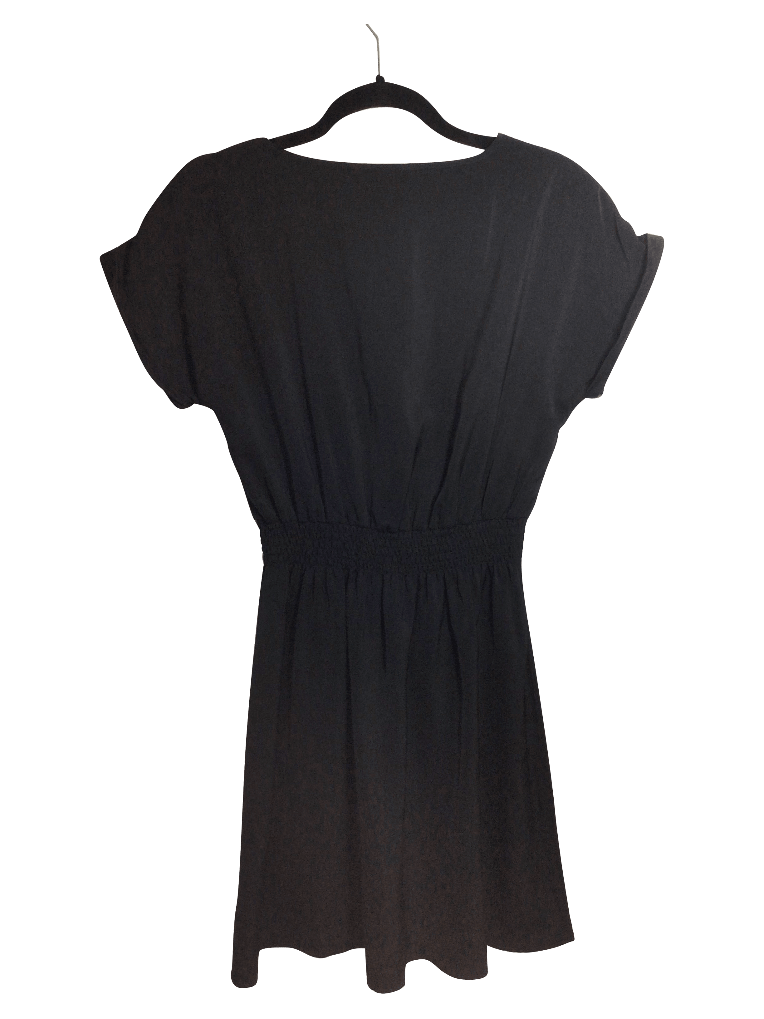 JOE FRESH Stylish Women's Black Midi Dress - Regular Fit, Size XS