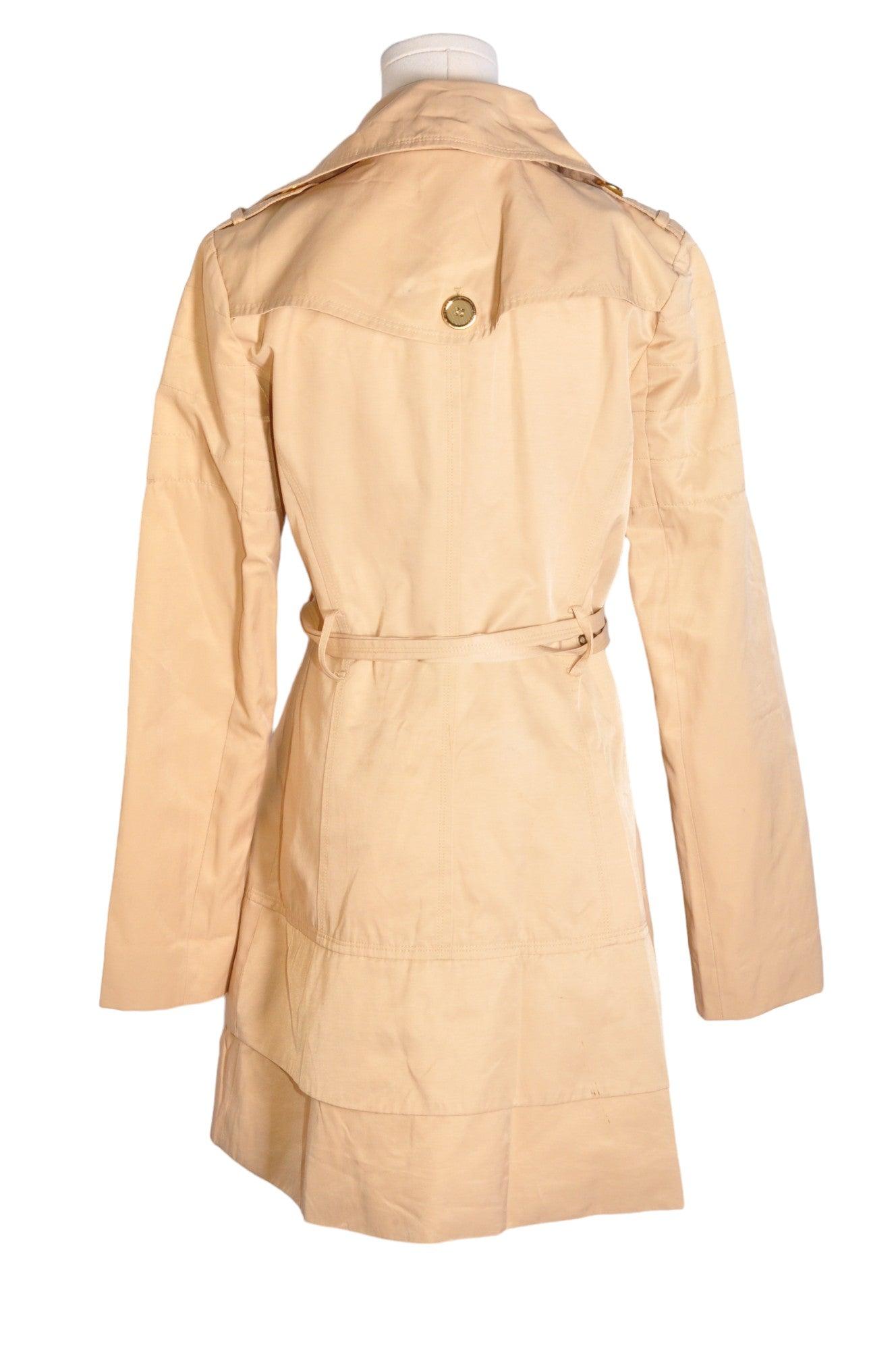 Stylish GUESS Second - Hand Women's Regular Fit Beige Coat - Size S