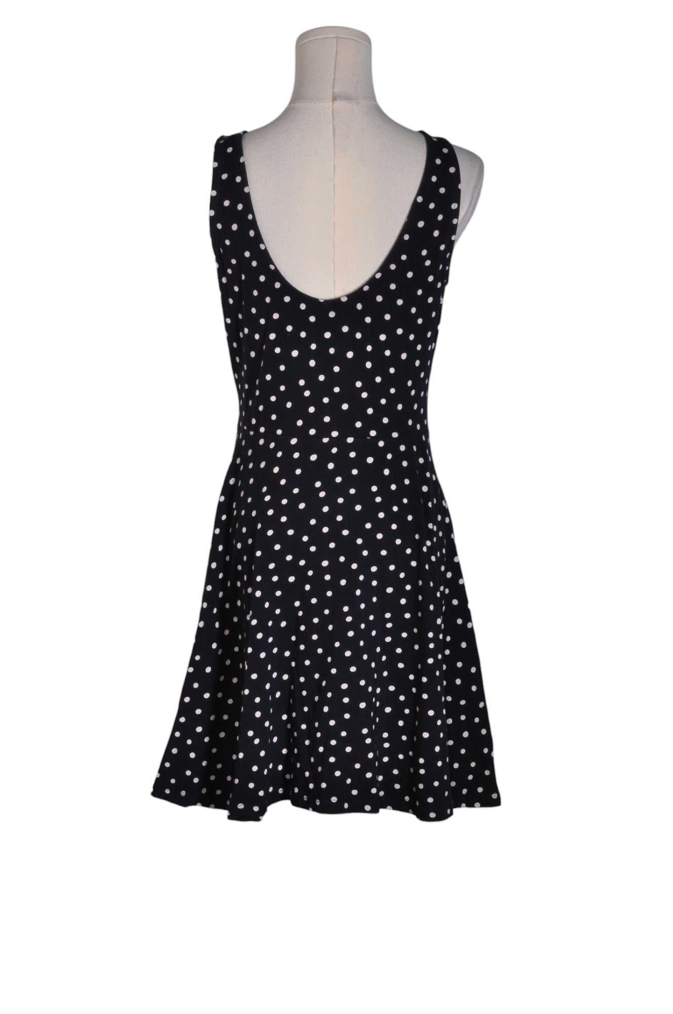 H&M Second Hand Women's Black Regular Fit A-Line Dress - Size 12