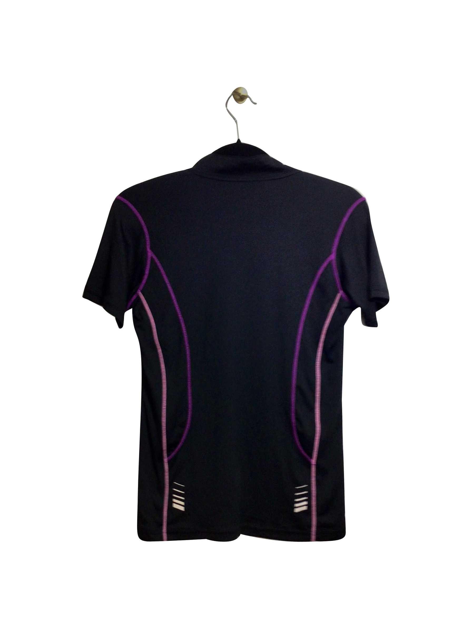 ERREA Stylish Regular Fit Second-Hand Activewear Black Top - Size M