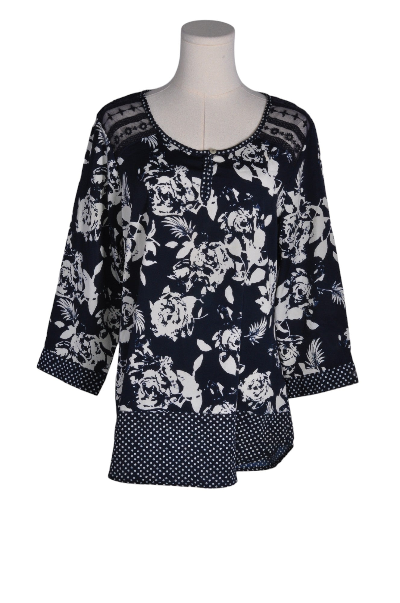 ANTILIA Stylish Women's Regular Fit Black Tunics - Size M