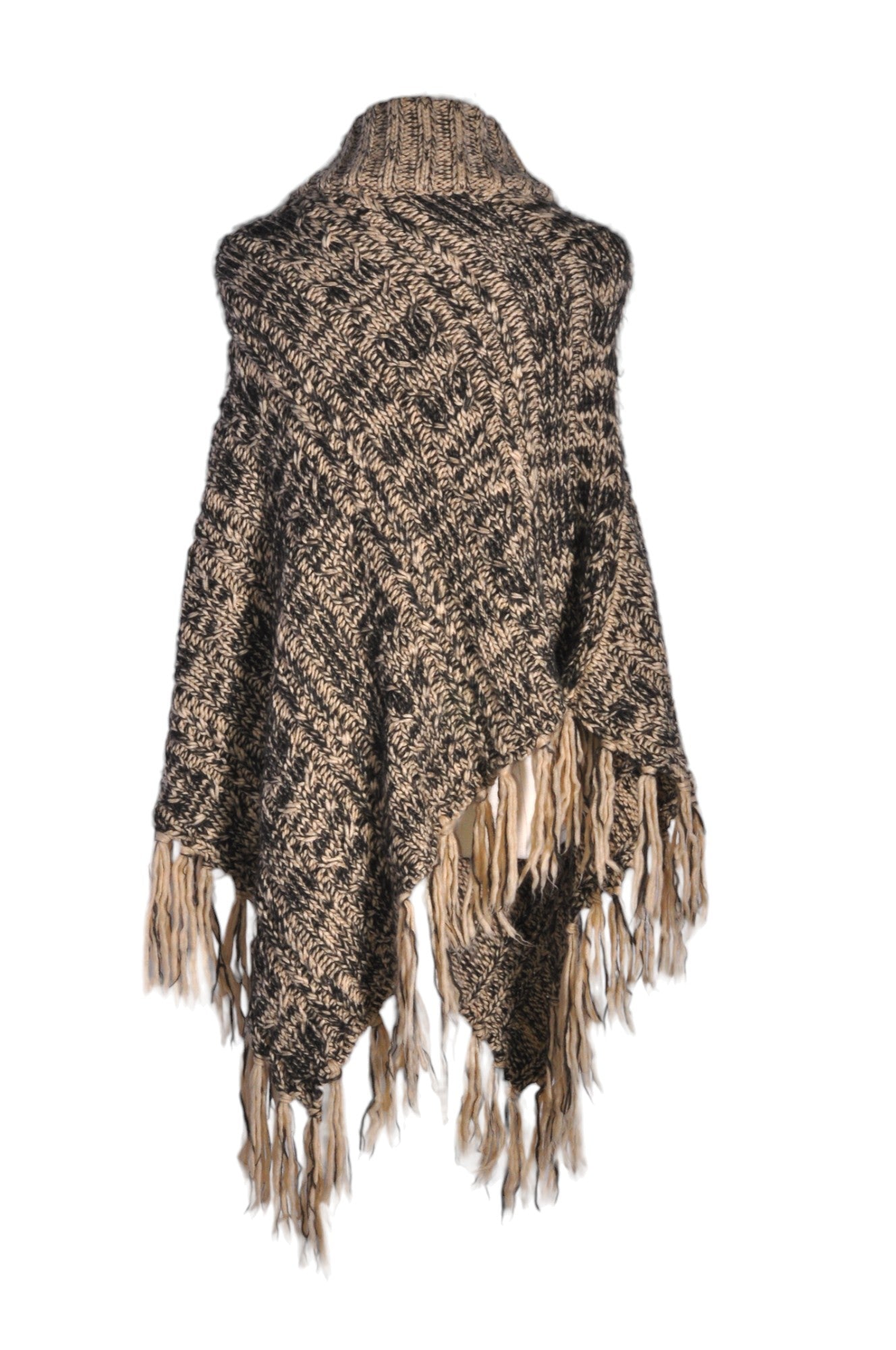 Stylish EYEFUL Women's Brown Regular Fit Turtleneck Tops - Size S