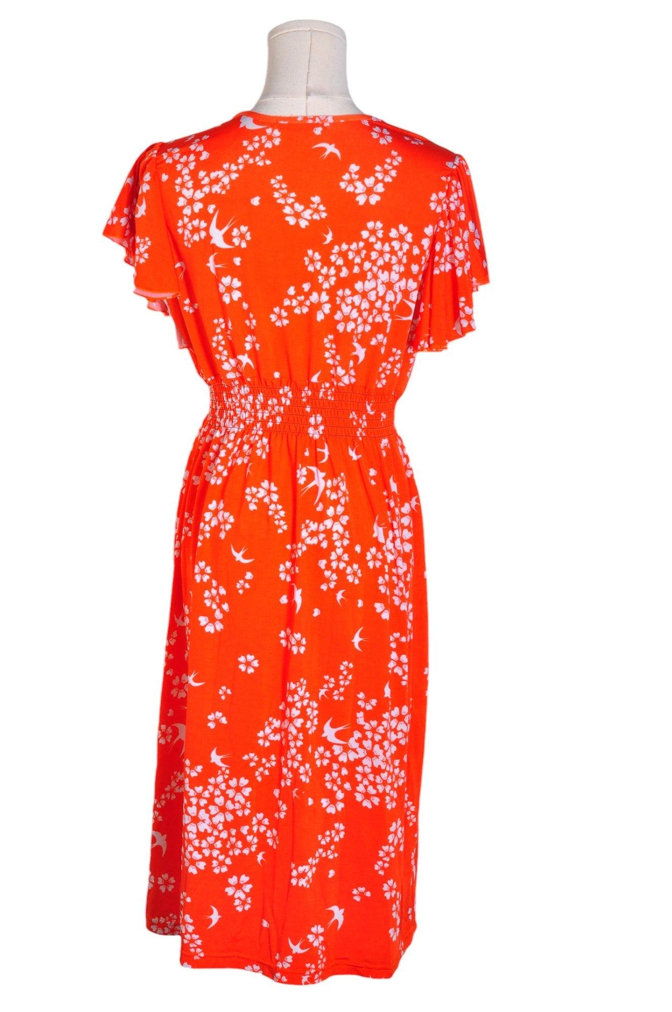 Stylish JON & ANNA Women's Orange Regular - Fit Sheath Dress - Size L