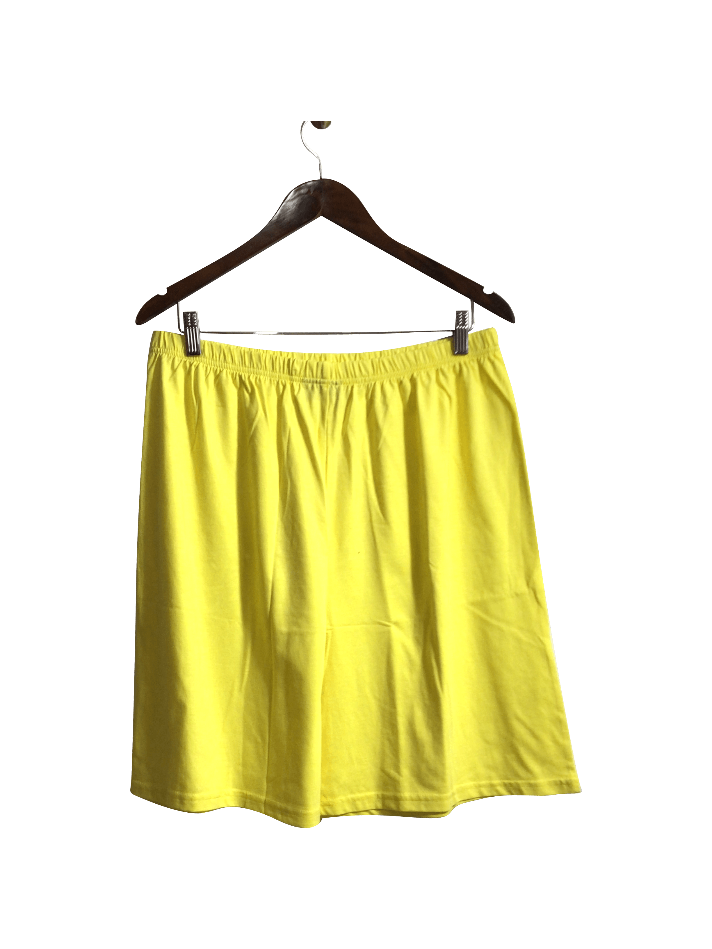 ANTHONY RICHARDS Stylish Women's Classic Yellow Regular Fit Shorts - Size XL